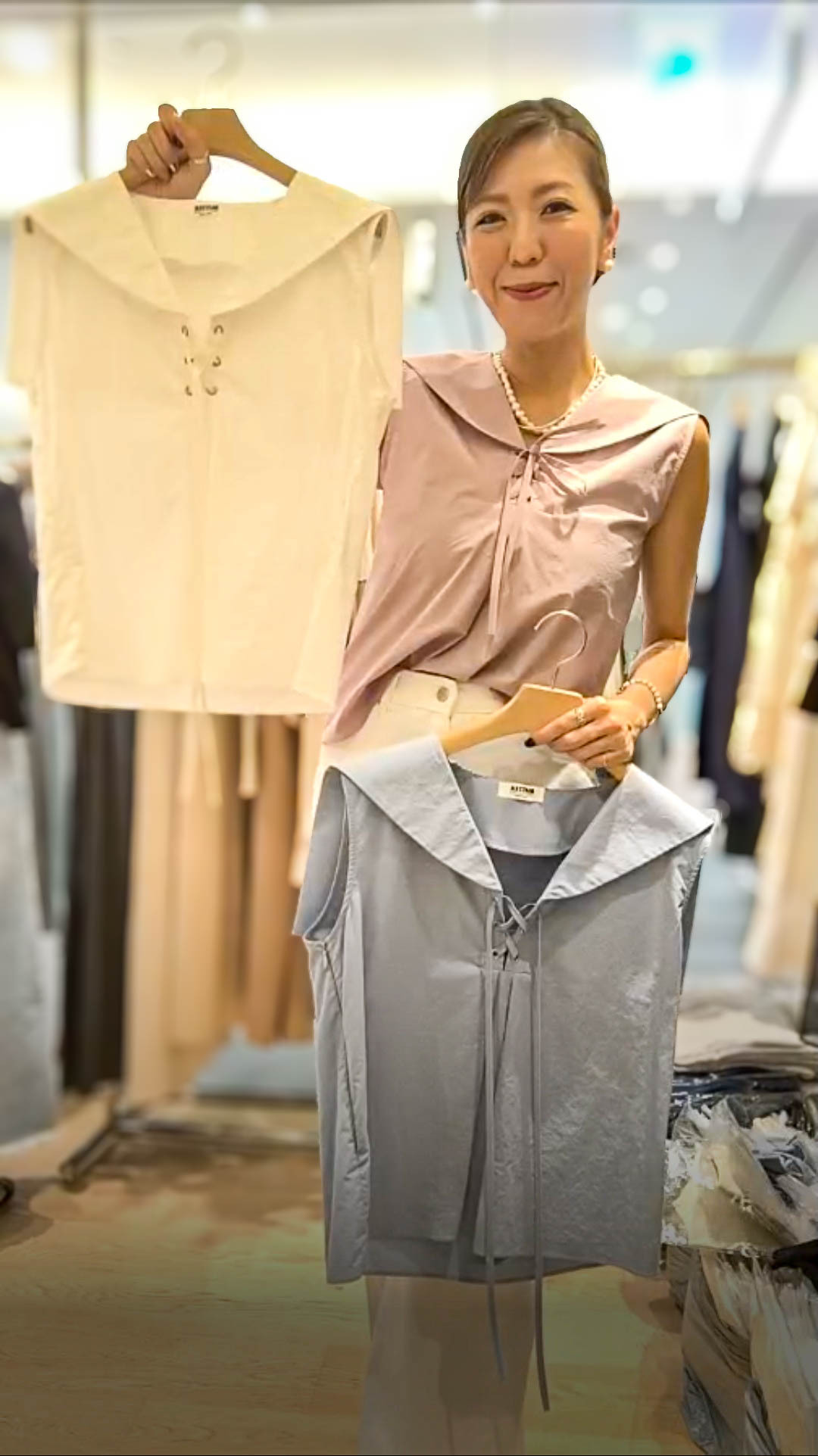 📢PM_K4060  ▶️大翻領綁帶上衣 👉B:96cm L:54cm👈