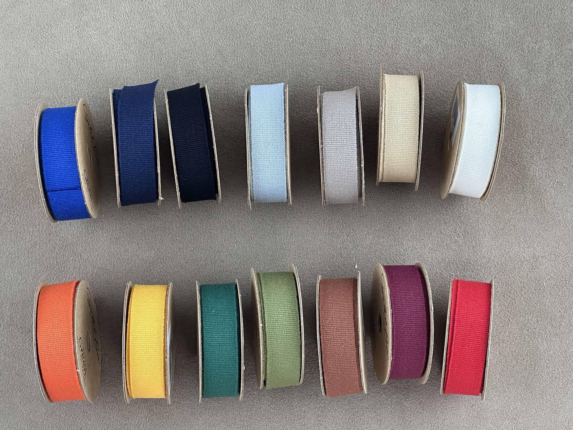 經典純棉帶/14種色系_兩款寬度