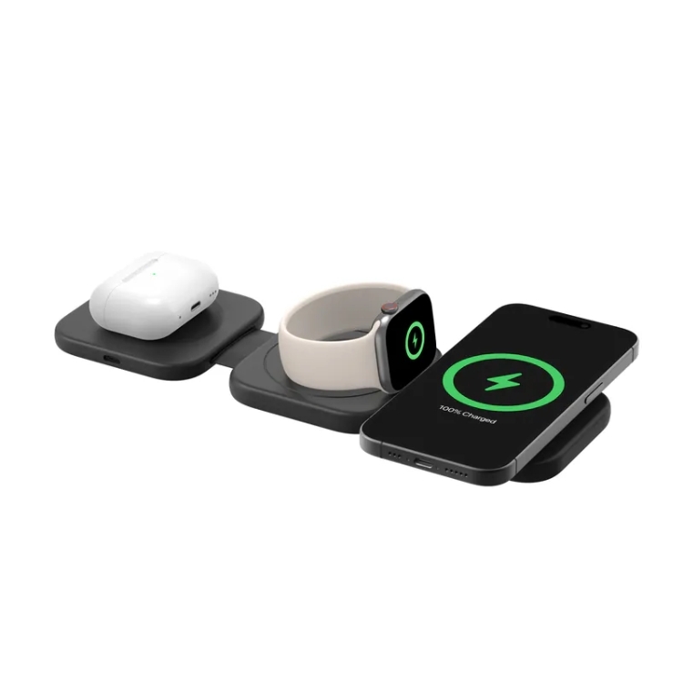 Belkin BoostCharge Pro Qi2 3合1 旅行磁吸充電板 15W