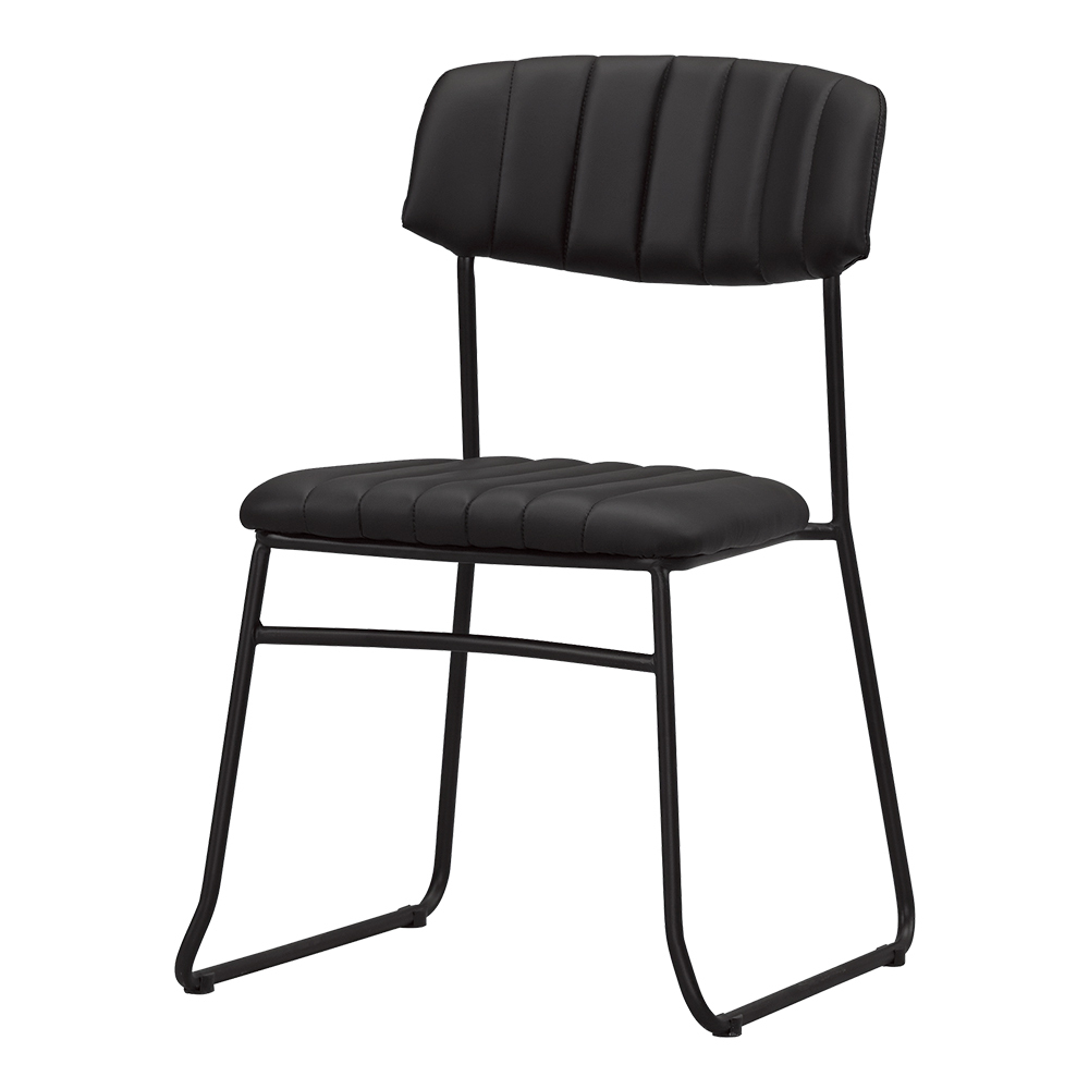 森比工業風皮革餐椅/單椅/休閒椅/洽談椅/商業椅