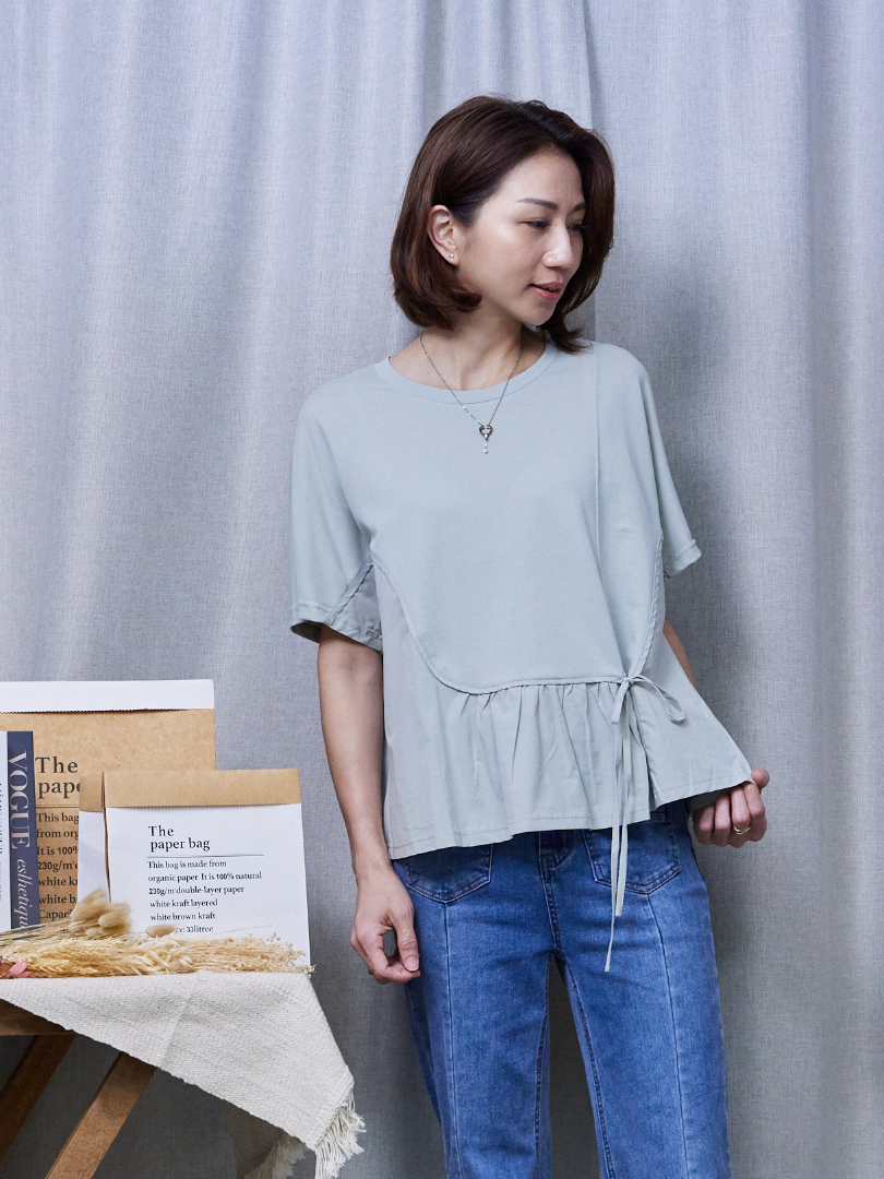 側綁繩加分造型感♡ 約會日常都能穿出亮點