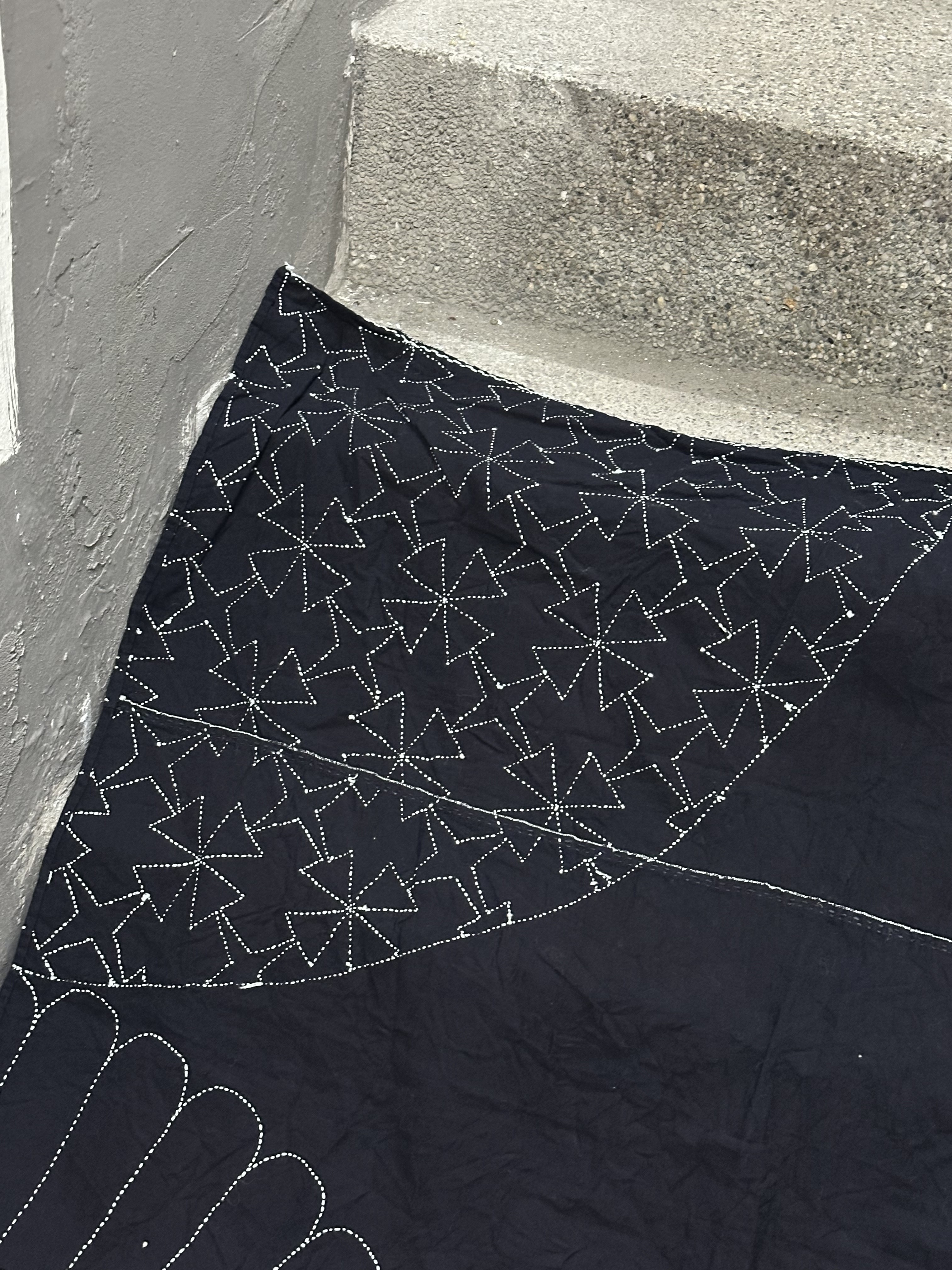 Aizome Sashiko Cloth 102×102cm