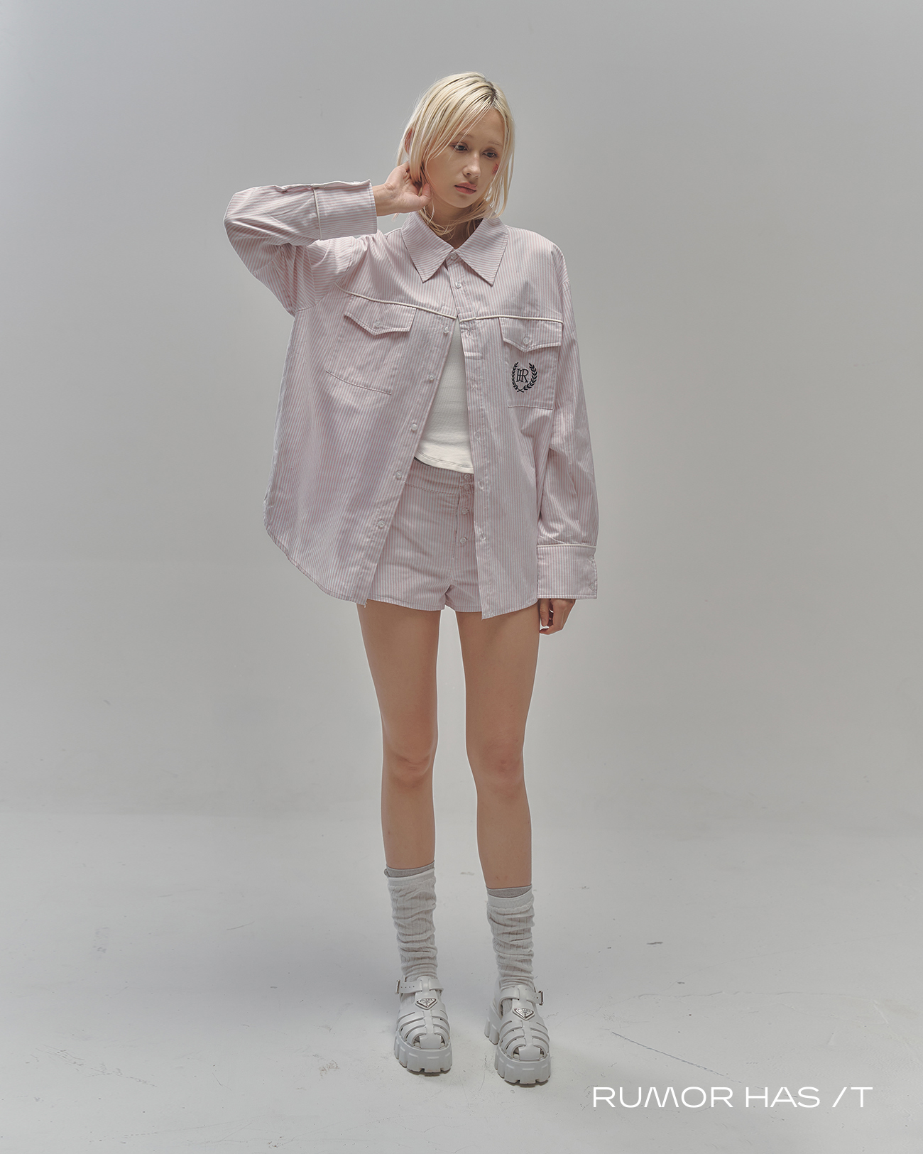 Preppy Stripe Shorts