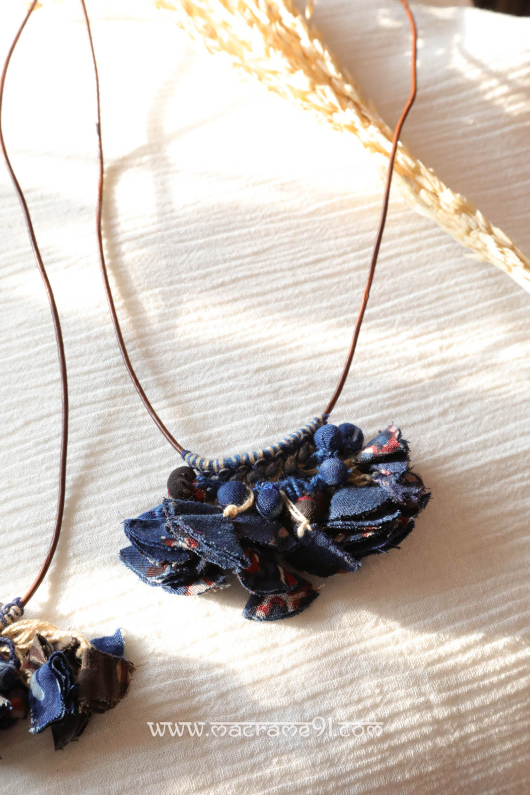 Macrame ACC - 民族風頸鏈 - J0454 (0228)