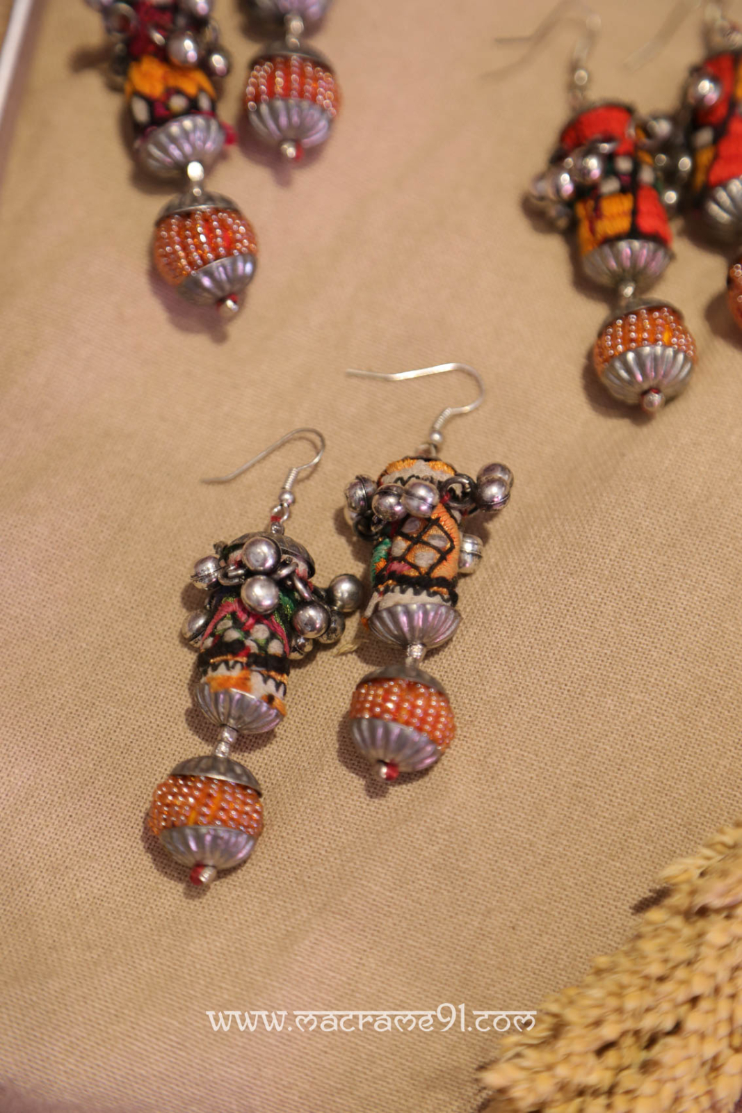 MACRAME ACC - 民族耳環 - J0450 (0228)