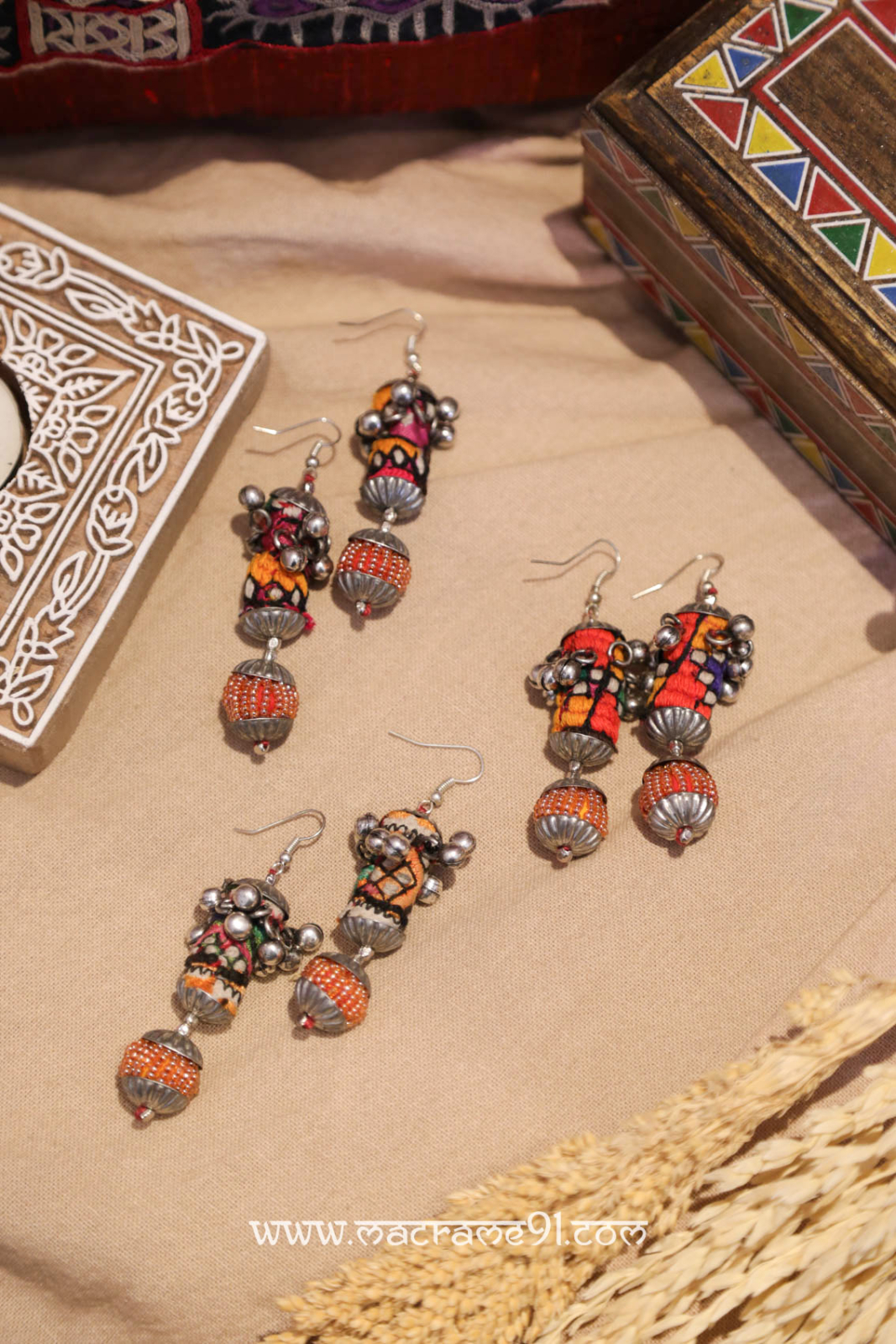 MACRAME ACC - 民族耳環 - J0450 (0228)