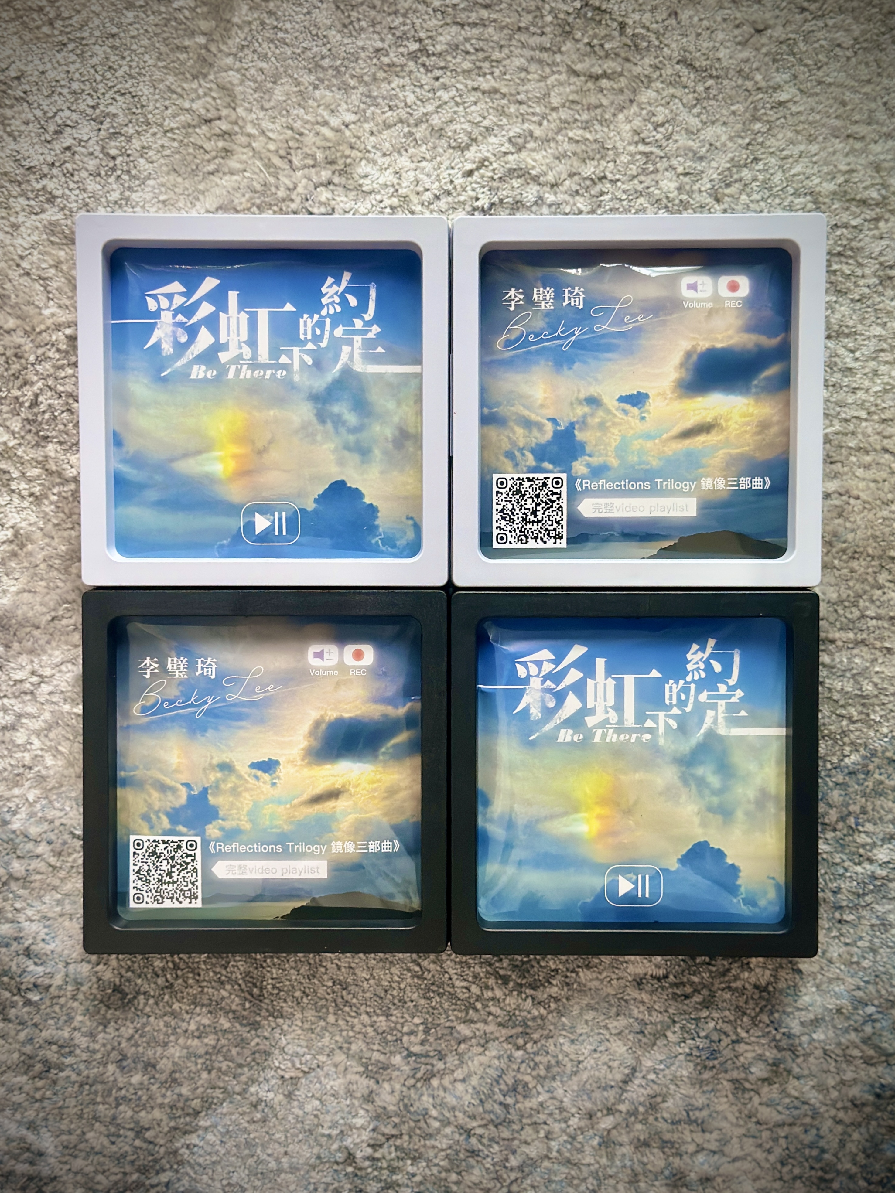 李璧琦 Becky Lee - 彩虹下的約定Be There發聲錄音相架 (WHITE)