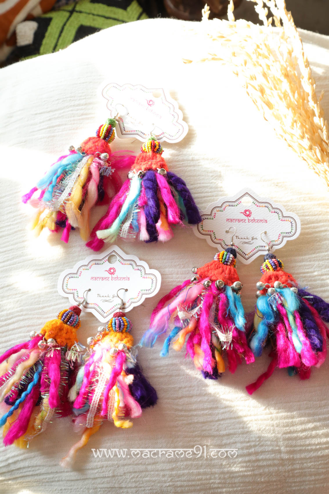 Macrame ACC - 民族風耳環 - J0498 (0228)