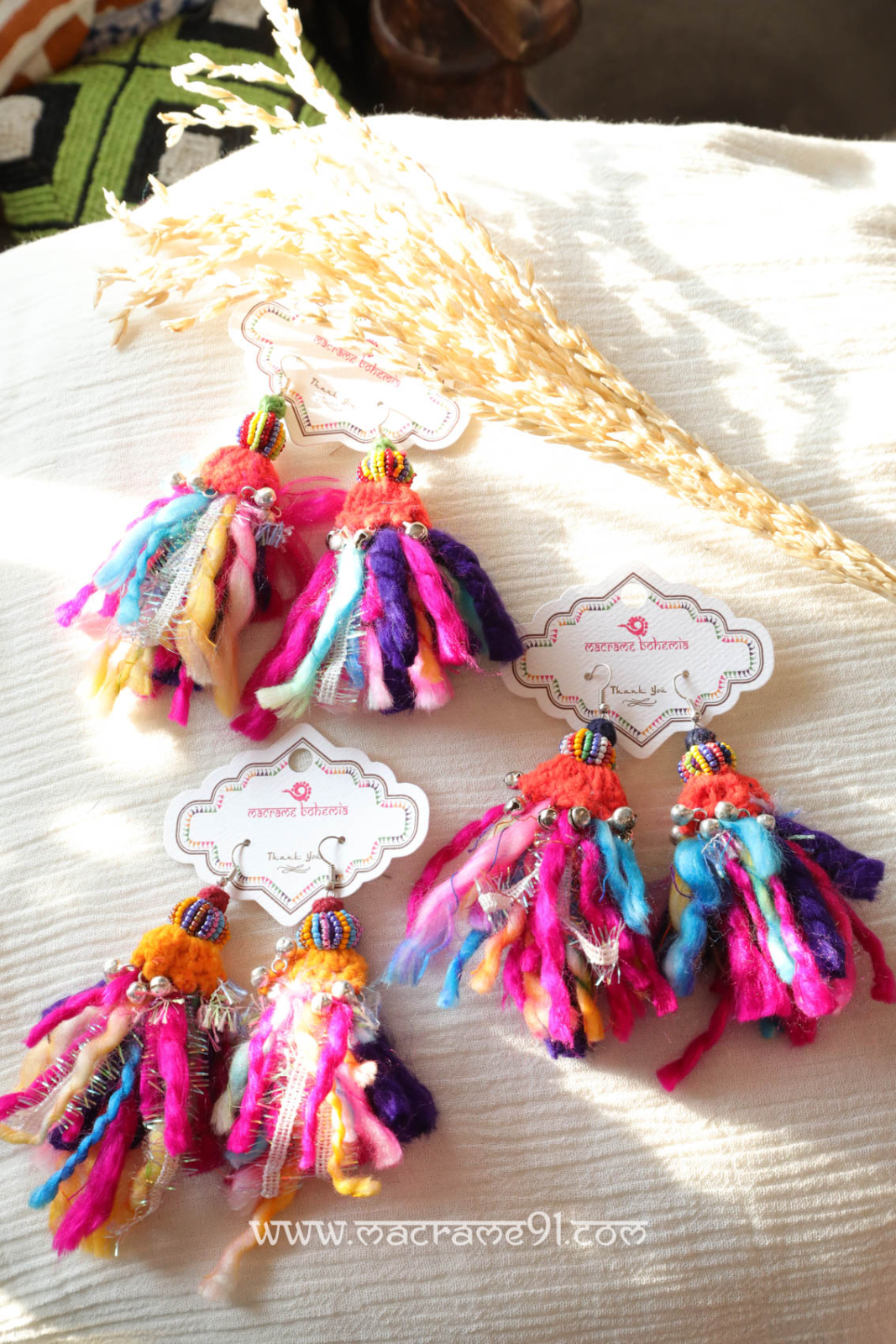 Macrame ACC - 民族風耳環 - J0498 (0228)