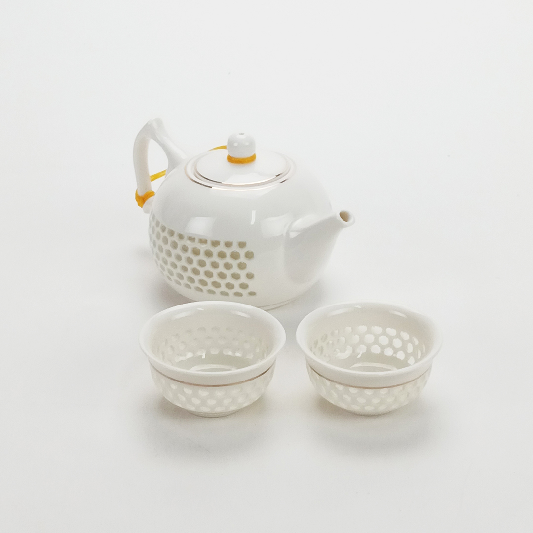 居家開運玲瓏瓷茶具組推薦｜精美3入禮盒送禮首選