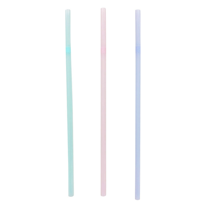 可彎曲吸管/粉彩 150入 21cm