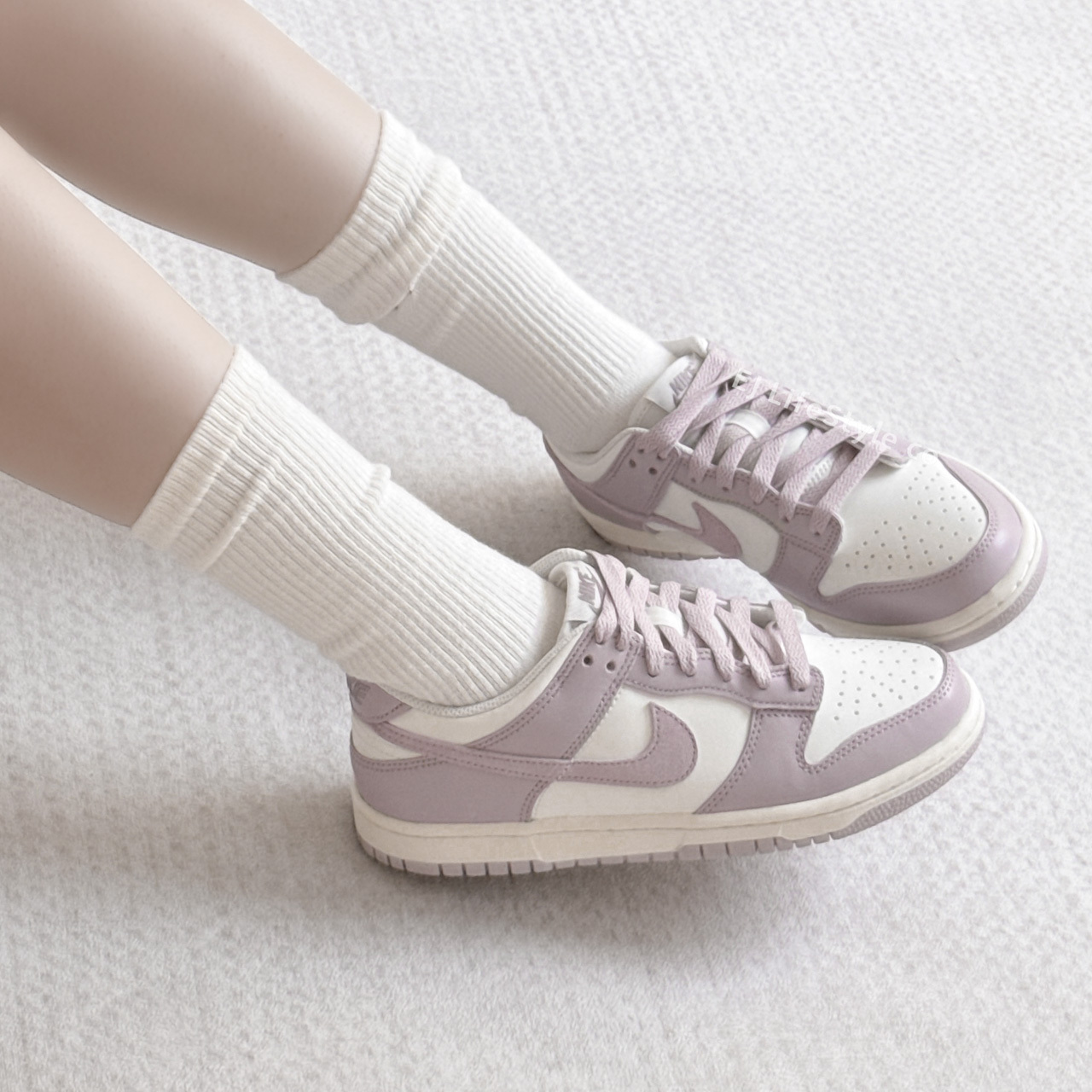 NIKE DUNK LOW GS 芋泥啵啵 粉紫 白色 奶油底 大童鞋 FB9109-122 / 現貨