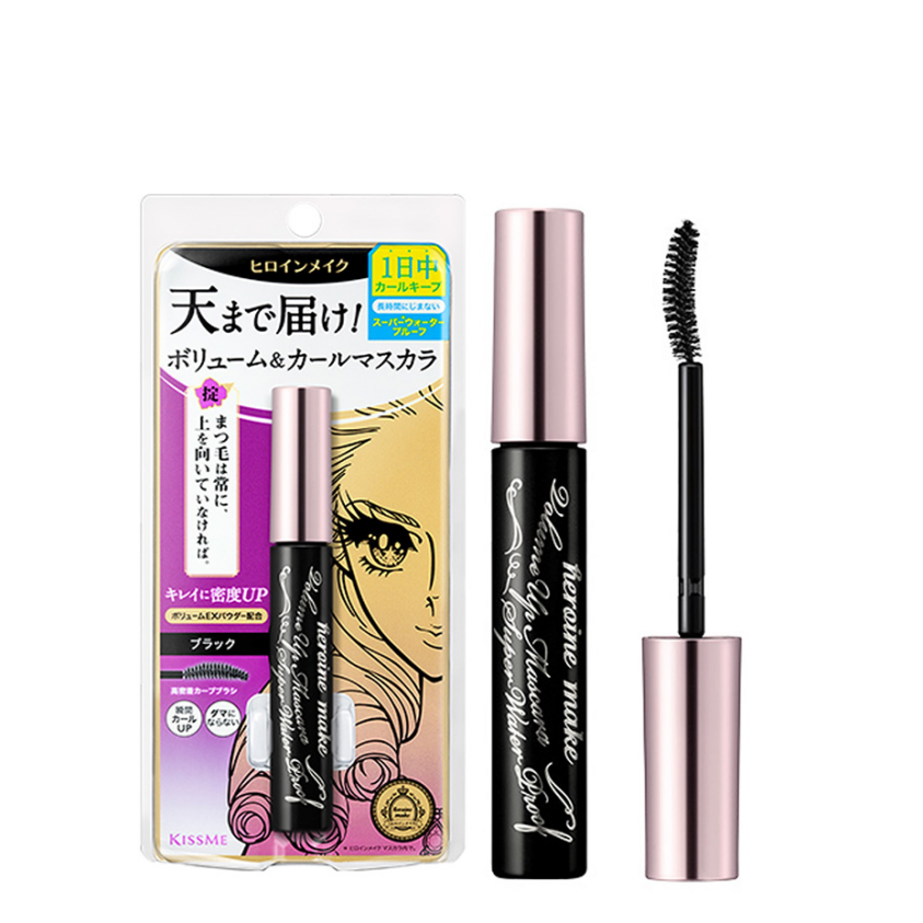 Kiss me - KISS ME-超級防水濃密激翹睫毛膏 #01 黑色 6g(平行進口)