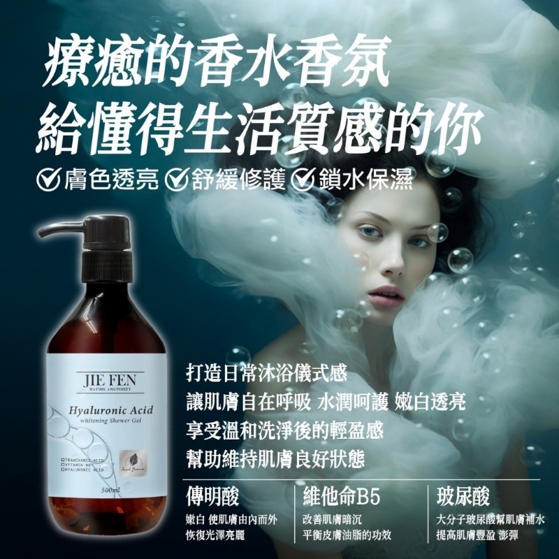 潔芬玻尿酸沐浴露