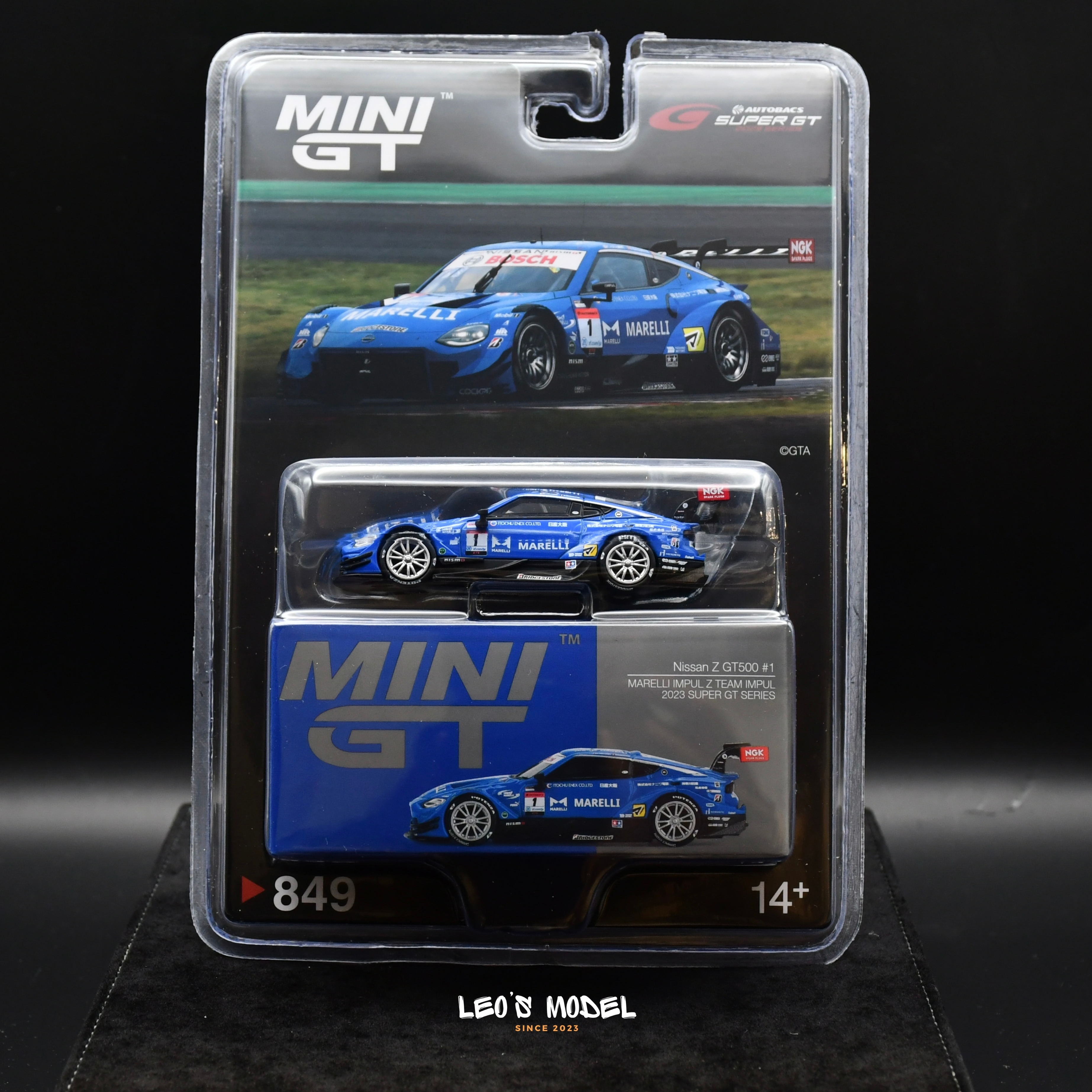 MINI GT 849 Nissan Z GT500 #1 MARELLI IMPUL Z TEAM IMPU