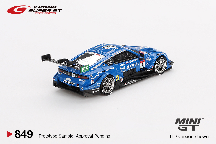 MINI GT 849 Nissan Z GT500 #1 MARELLI IMPUL Z TEAM IMPU