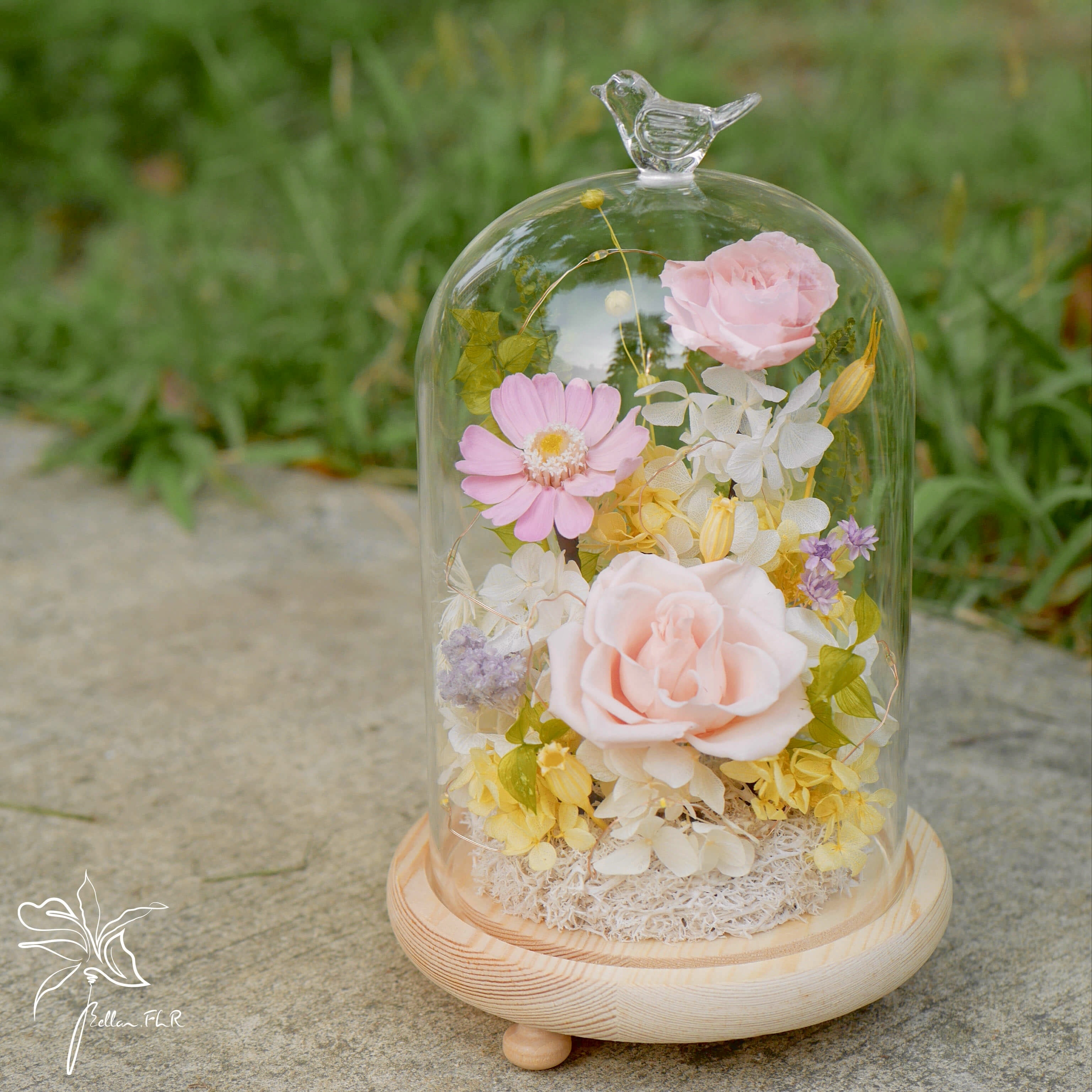 【野野春日】長型玻璃花盅-大