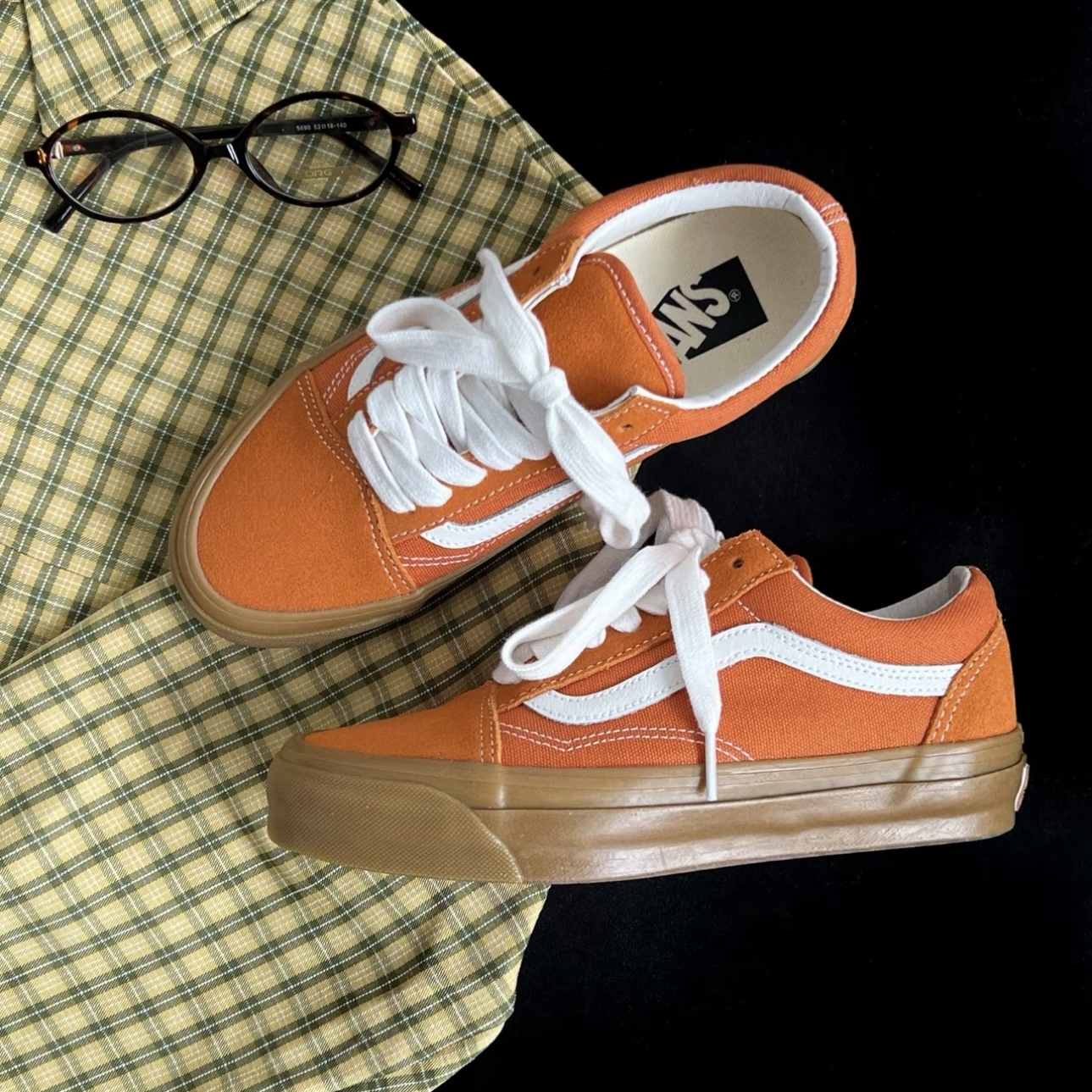 VANS PREMIUM LX OLD SCHOOL 橙色 焦糖橘 滑板鞋 男女款 VN000D5652K