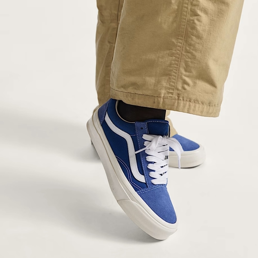 VANS PREMIUM OLD SCHOOL 深藍 外縫線 男女款 中性 滑板鞋 VN000D560QY