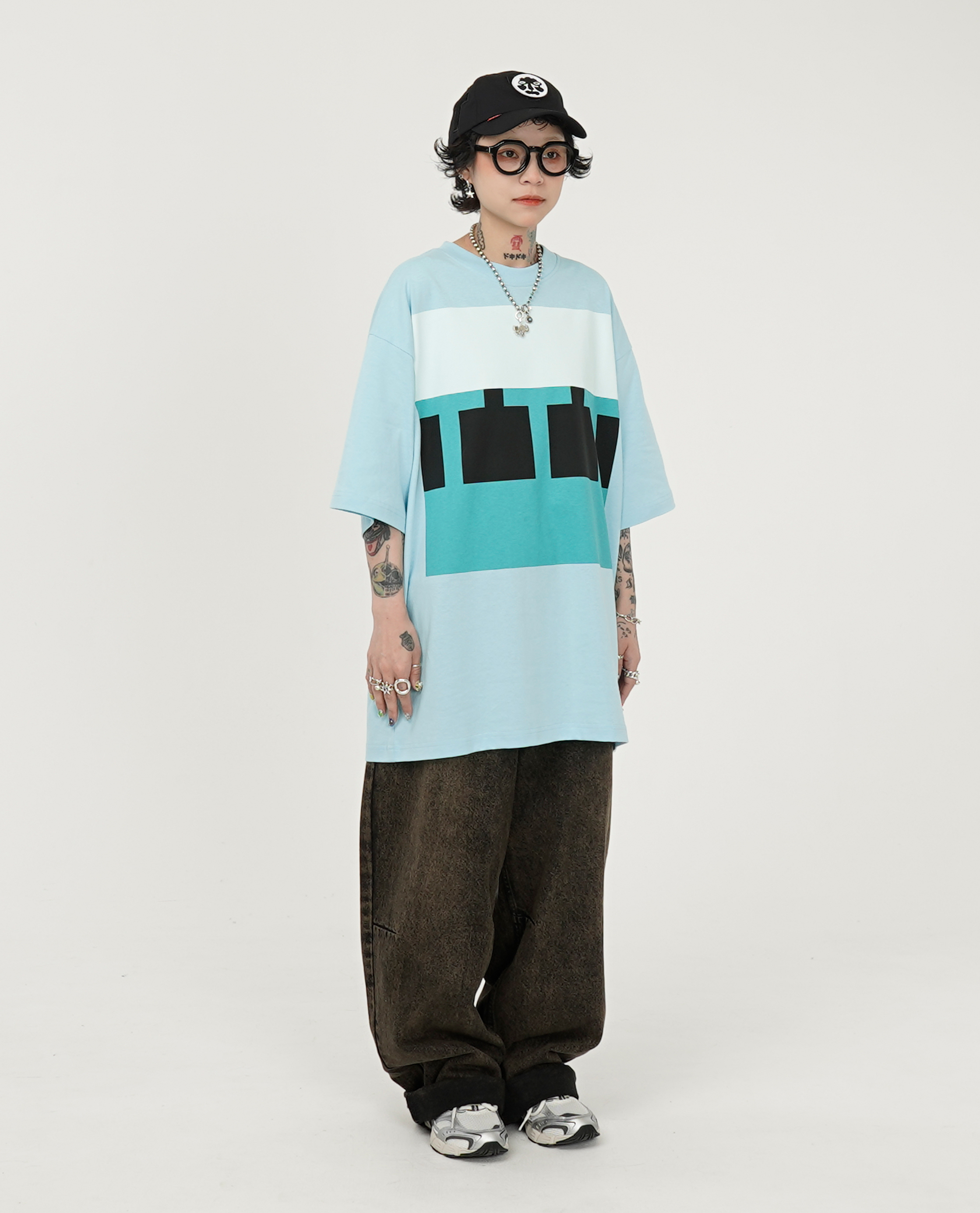 The Trilogy Tapes BLOCK T-SHIRT - 25SS