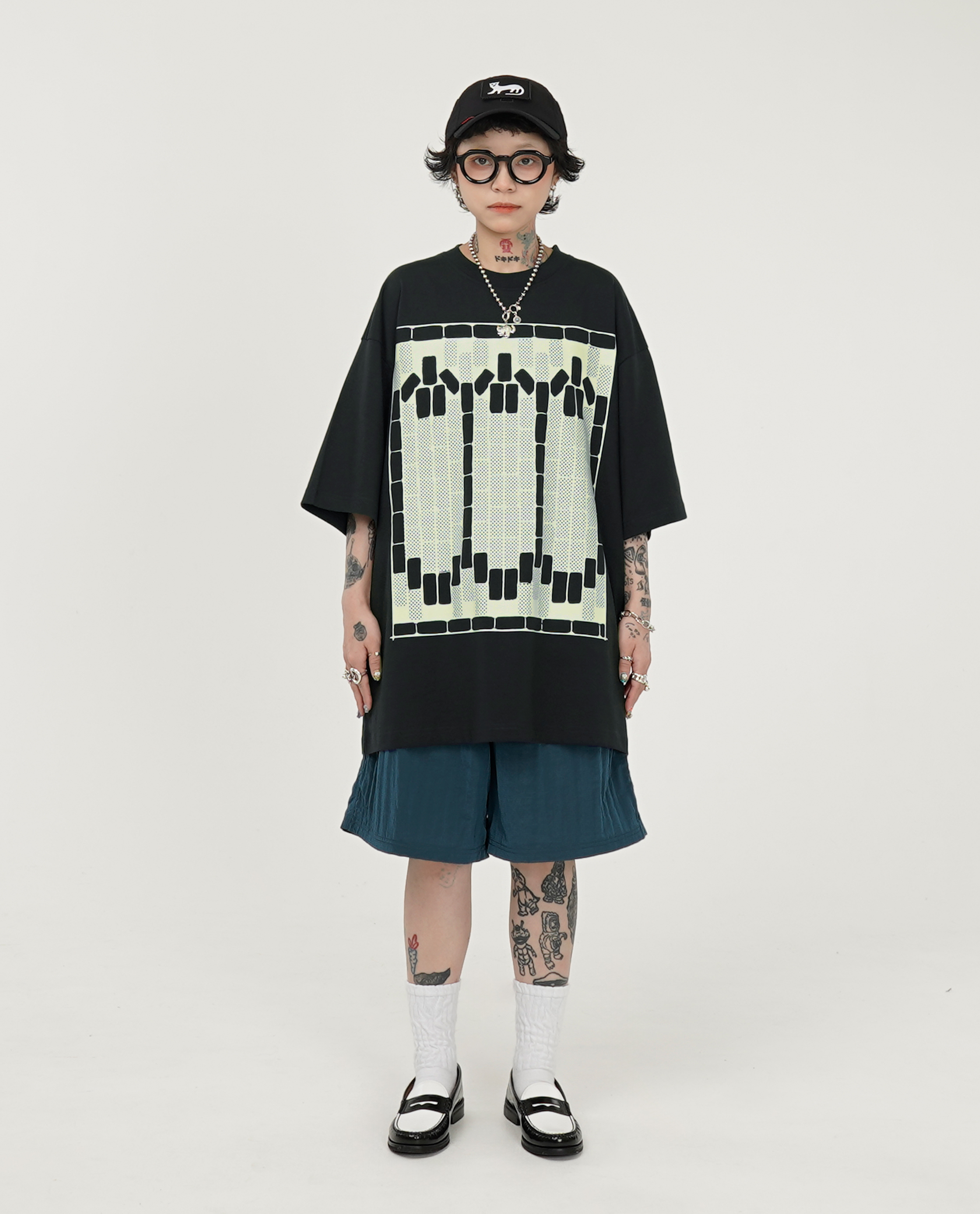 The Trilogy Tapes TETRIS TEETH T-SHIRT - 25SS