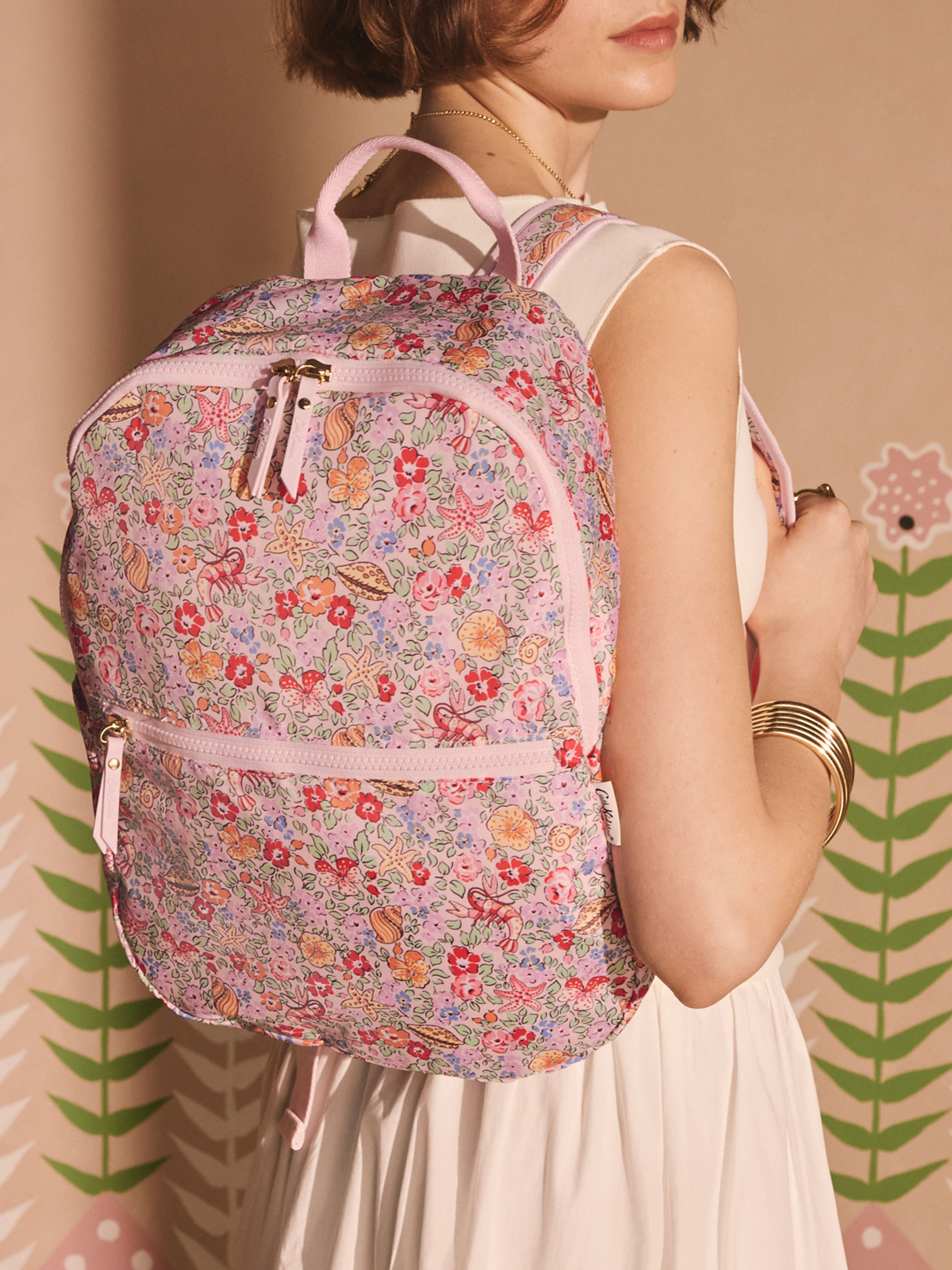 Beautiful Waters Ditsy 輕量機能型折疊後背包