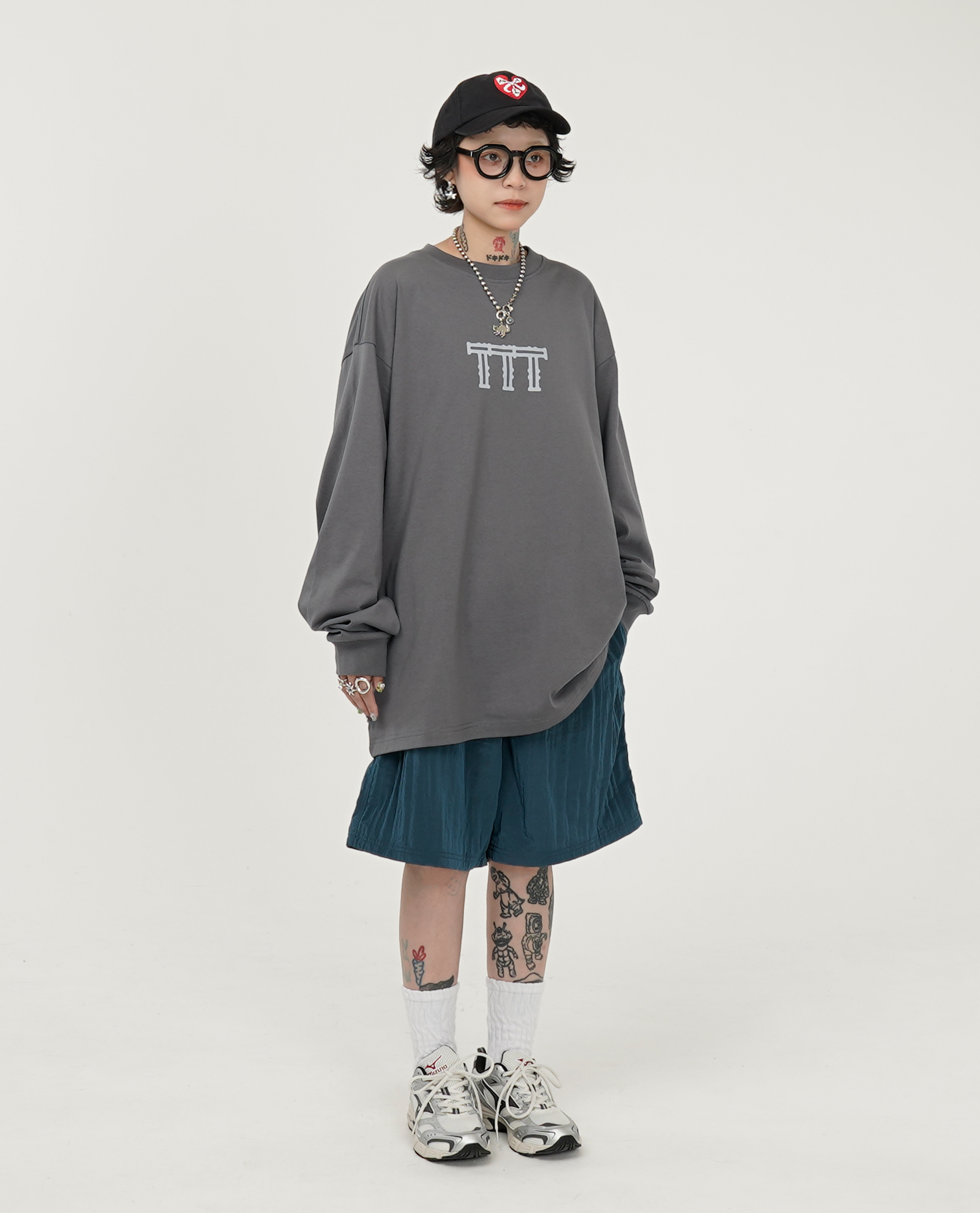 The Trilogy Tapes CROSS LATTICE LONGSLEEVE - 25SS