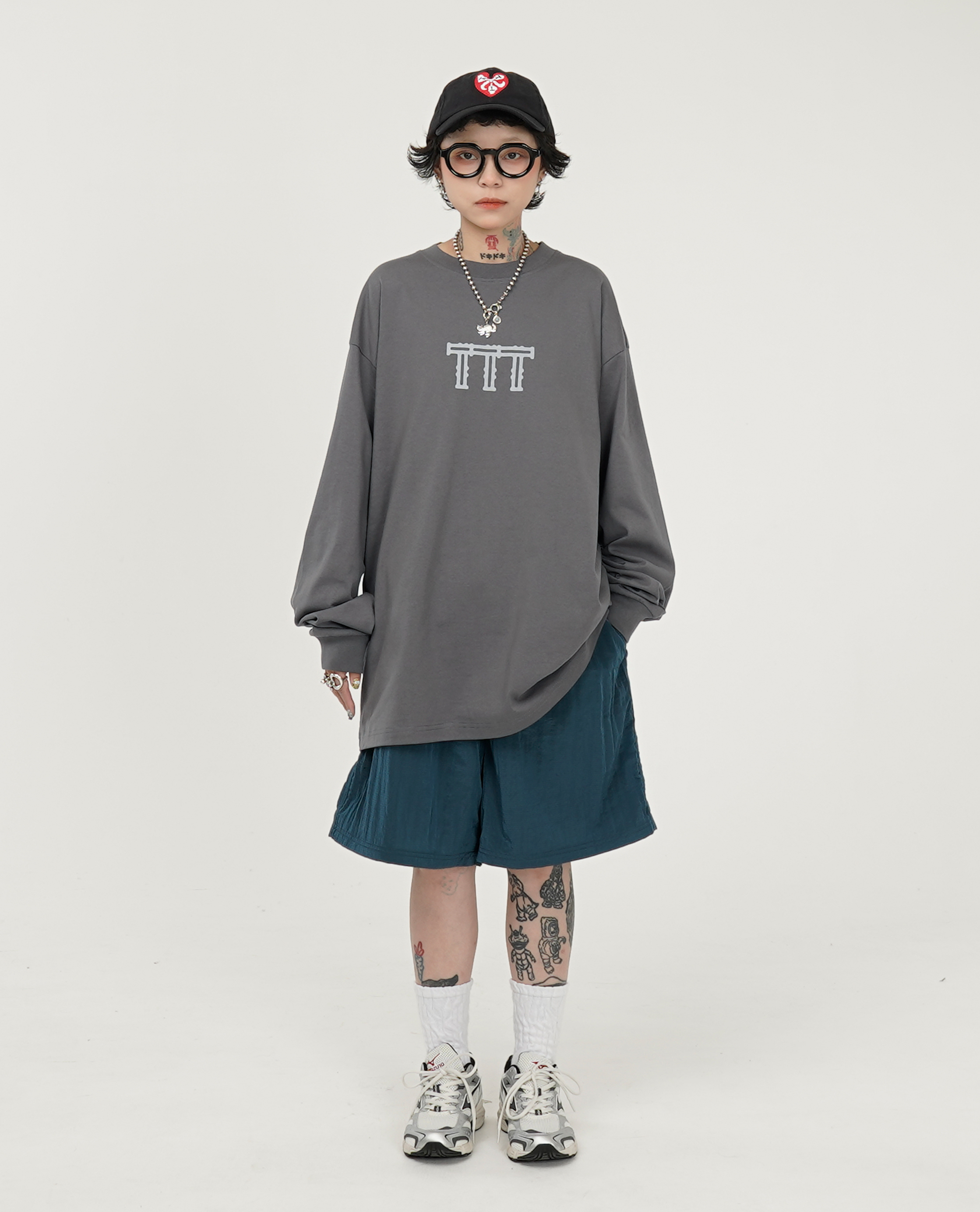 The Trilogy Tapes CROSS LATTICE LONGSLEEVE - 25SS