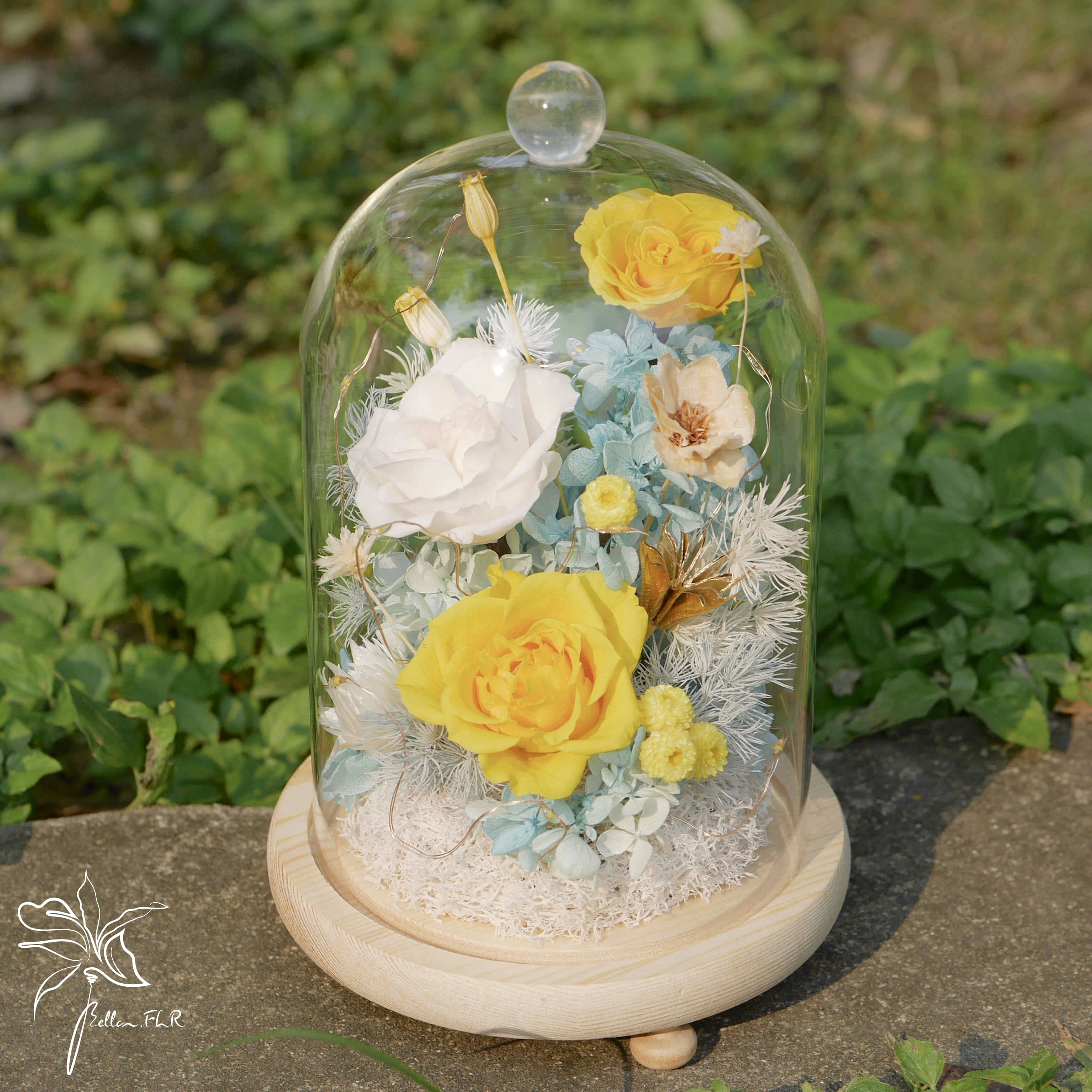 【晨光漫野】長型玻璃花盅-大