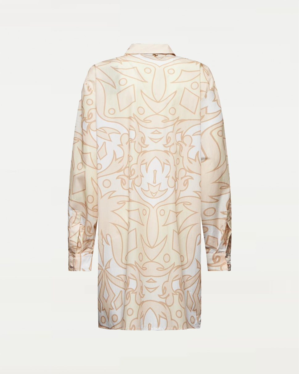 【Silvian Heach】幾何圖型襯衫洋裝