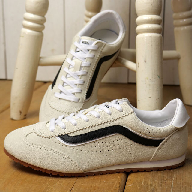 VANS SUPER LOWPRO 米白 黑線 薄底鞋 男女款 VN000D83CCZ