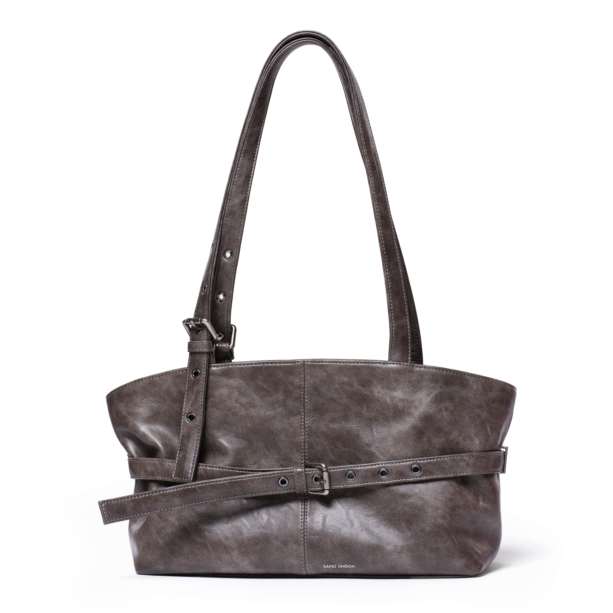 【SAMO ONDOH】韓国人気 24SS 新作★ Side Belt Bag M 사이드 벨트백 side belt bag M brushed gray : SAMO ONDOH