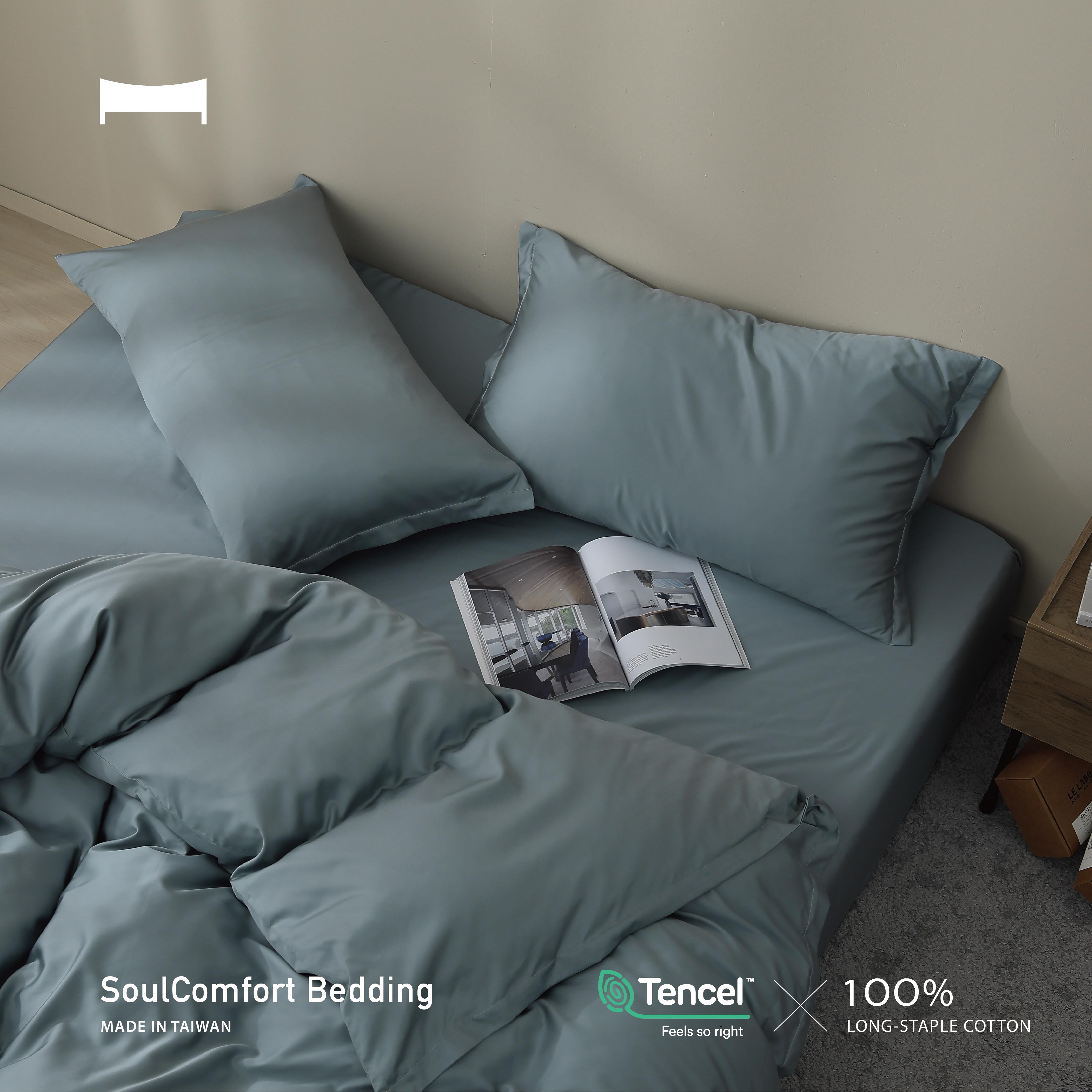 共感系列｜(*¯▽¯)b 還能呼吸就是還沒辭職《60支天絲棉｜灰常度藍 MOODY BLUE》