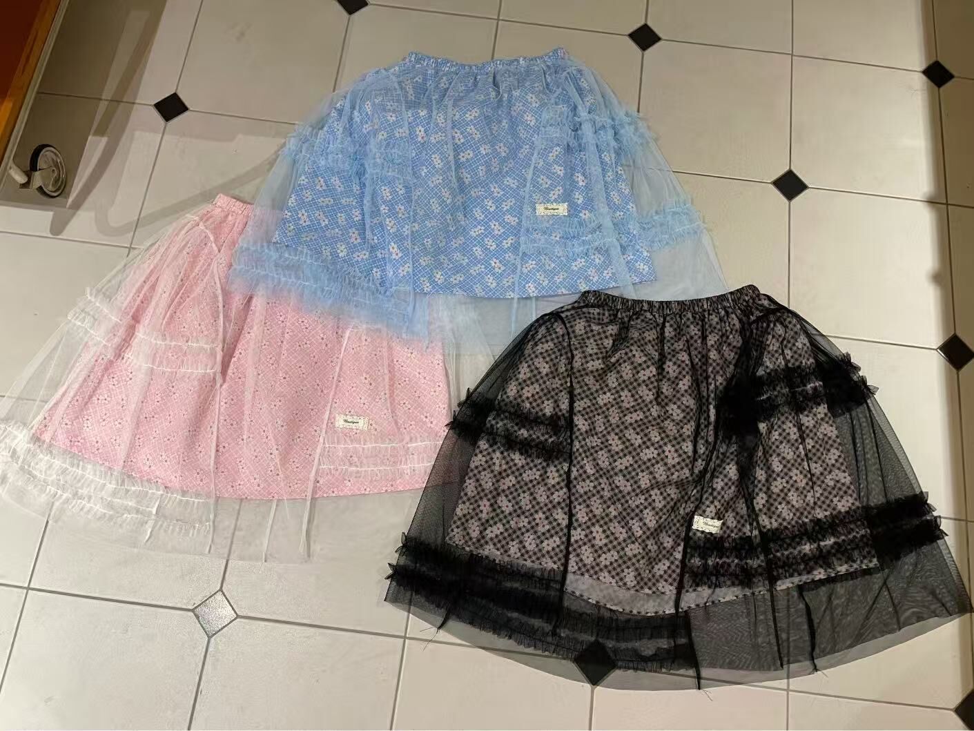 📢PM_K2794  ▶️外罩網紗小短裙 👉W:cm H:cm L:cm👈