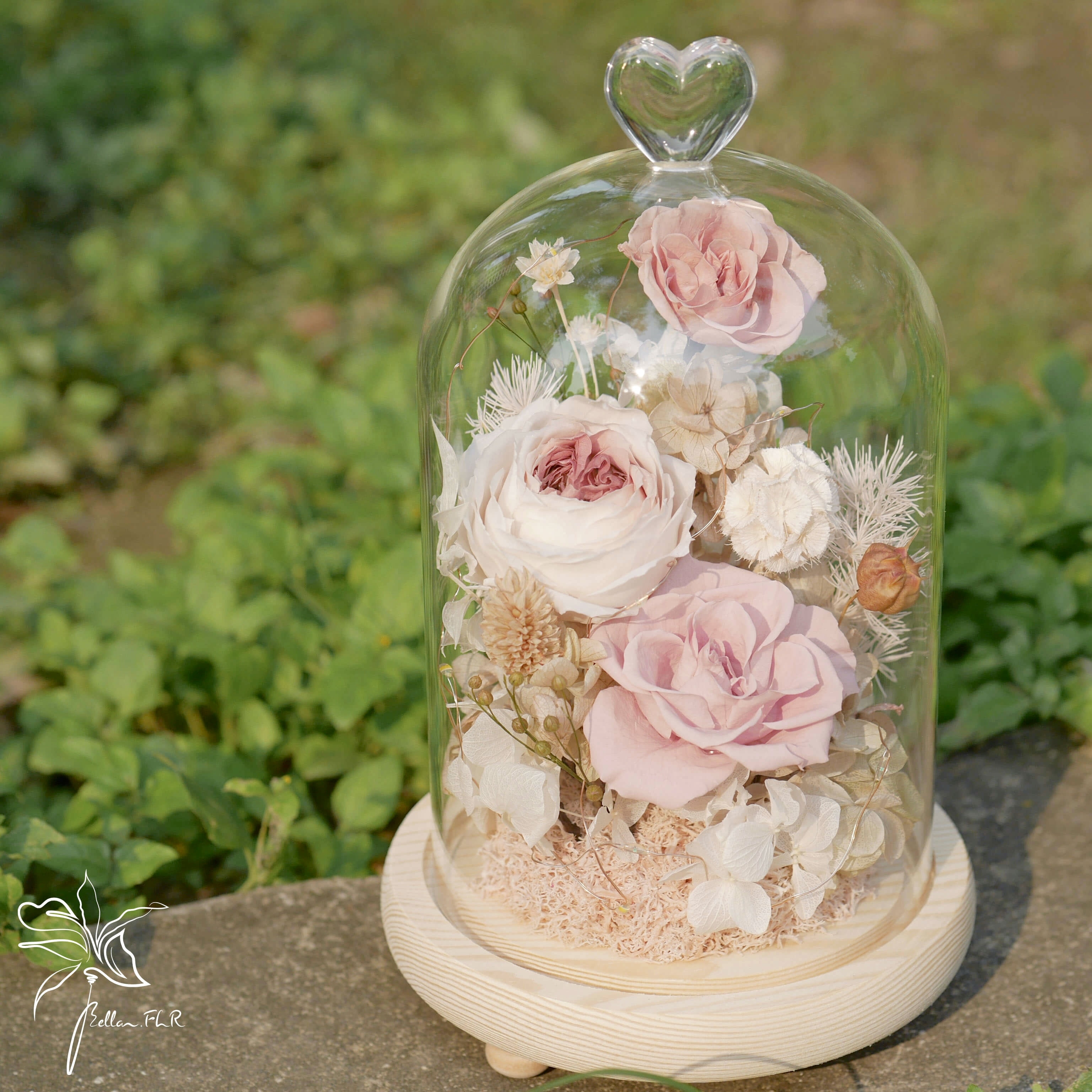 【雲光之戀】長型玻璃花盅-大