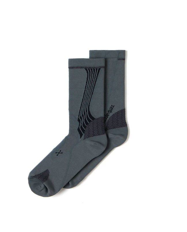 NOZZLE QUIZ Cordura® 中高筒休閒襪 (礁灰)