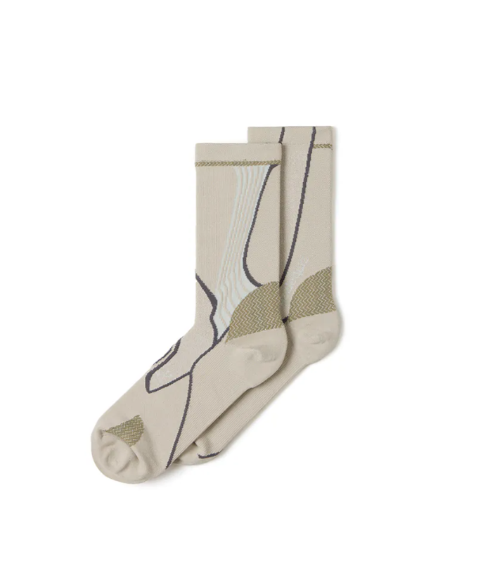 NOZZLE QUIZ Cordura® 中高筒休閒襪 (礁杏)