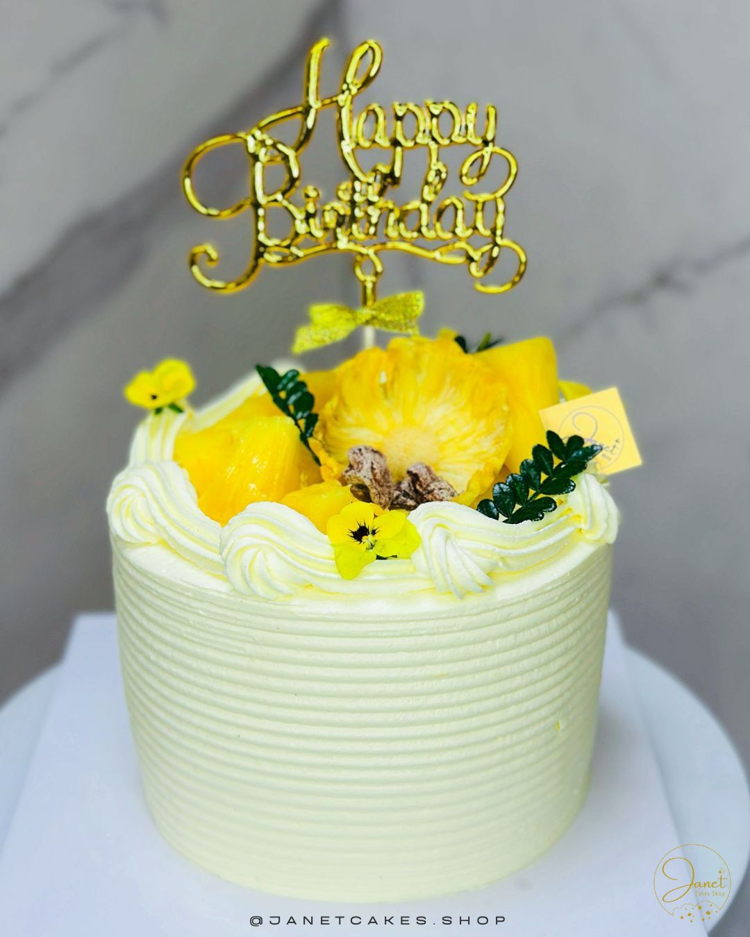 話梅青檸漬鳳梨蛋糕(5吋)