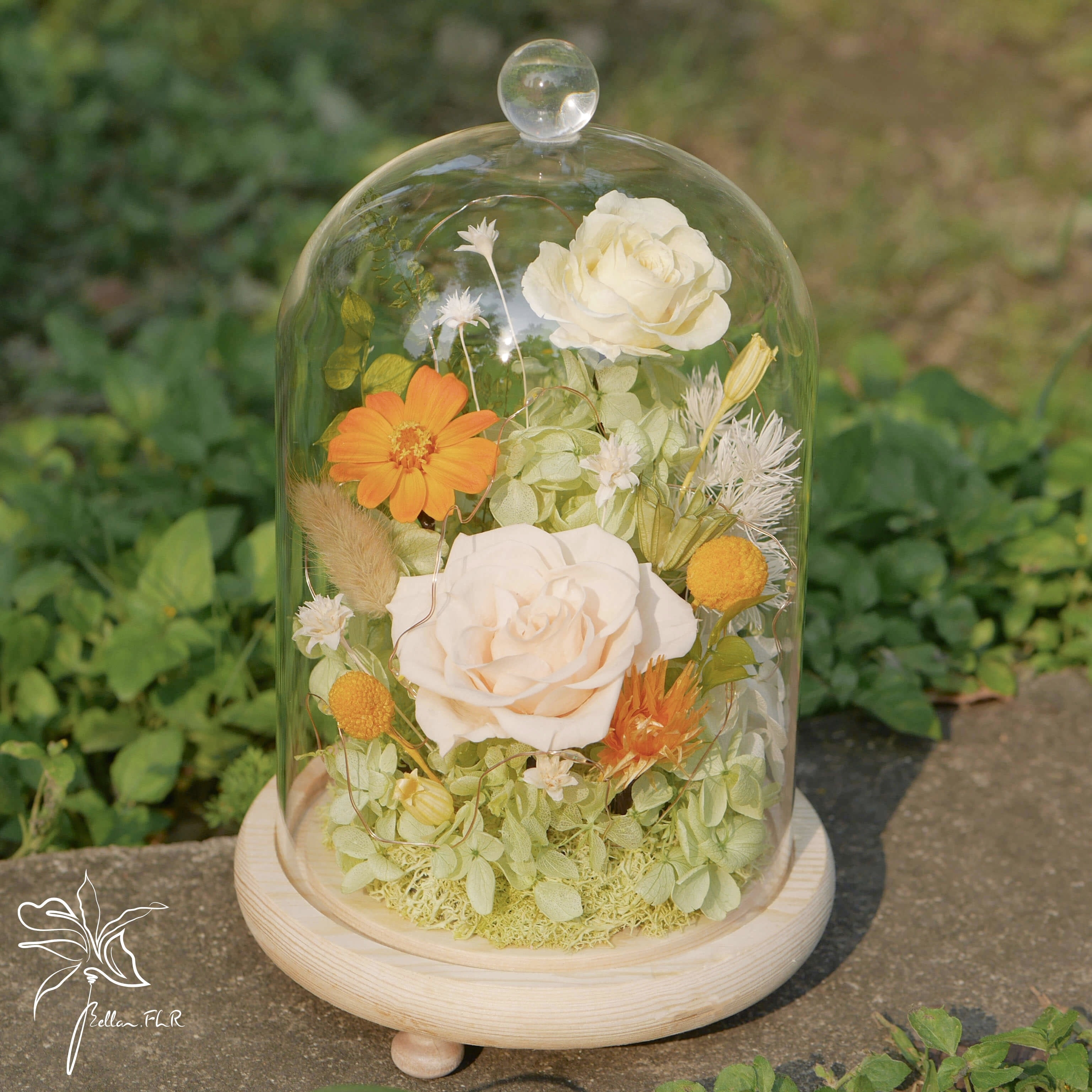 【野光森語】長型玻璃花盅-大