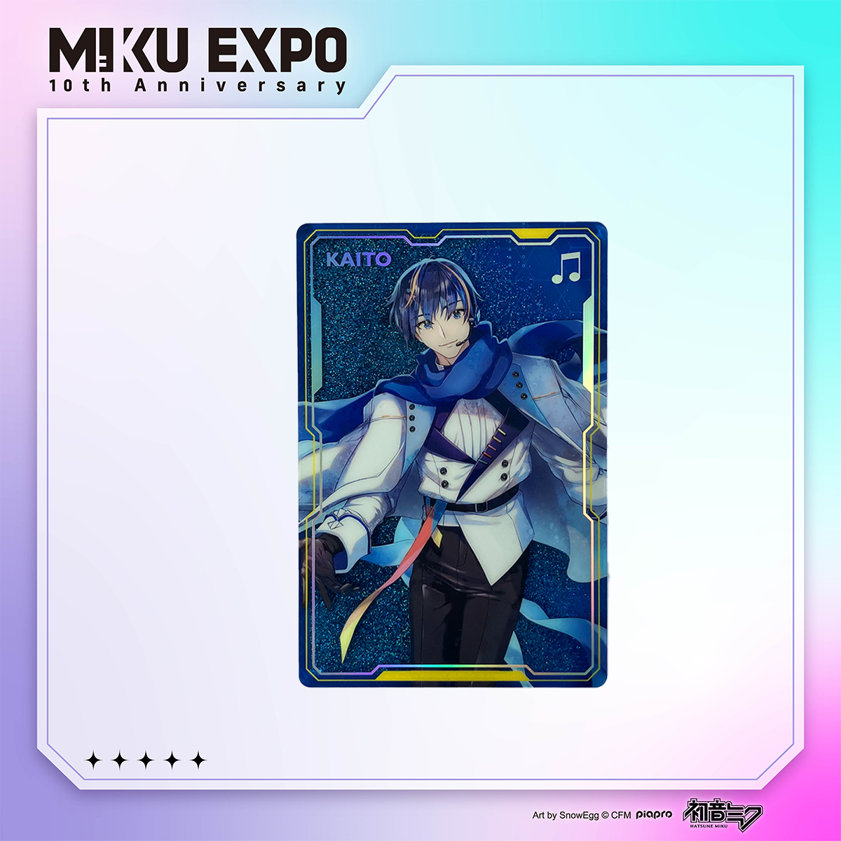 HATSUNE MIKU EXPO 10th-未来音律-流沙壓克力磚-KAITO