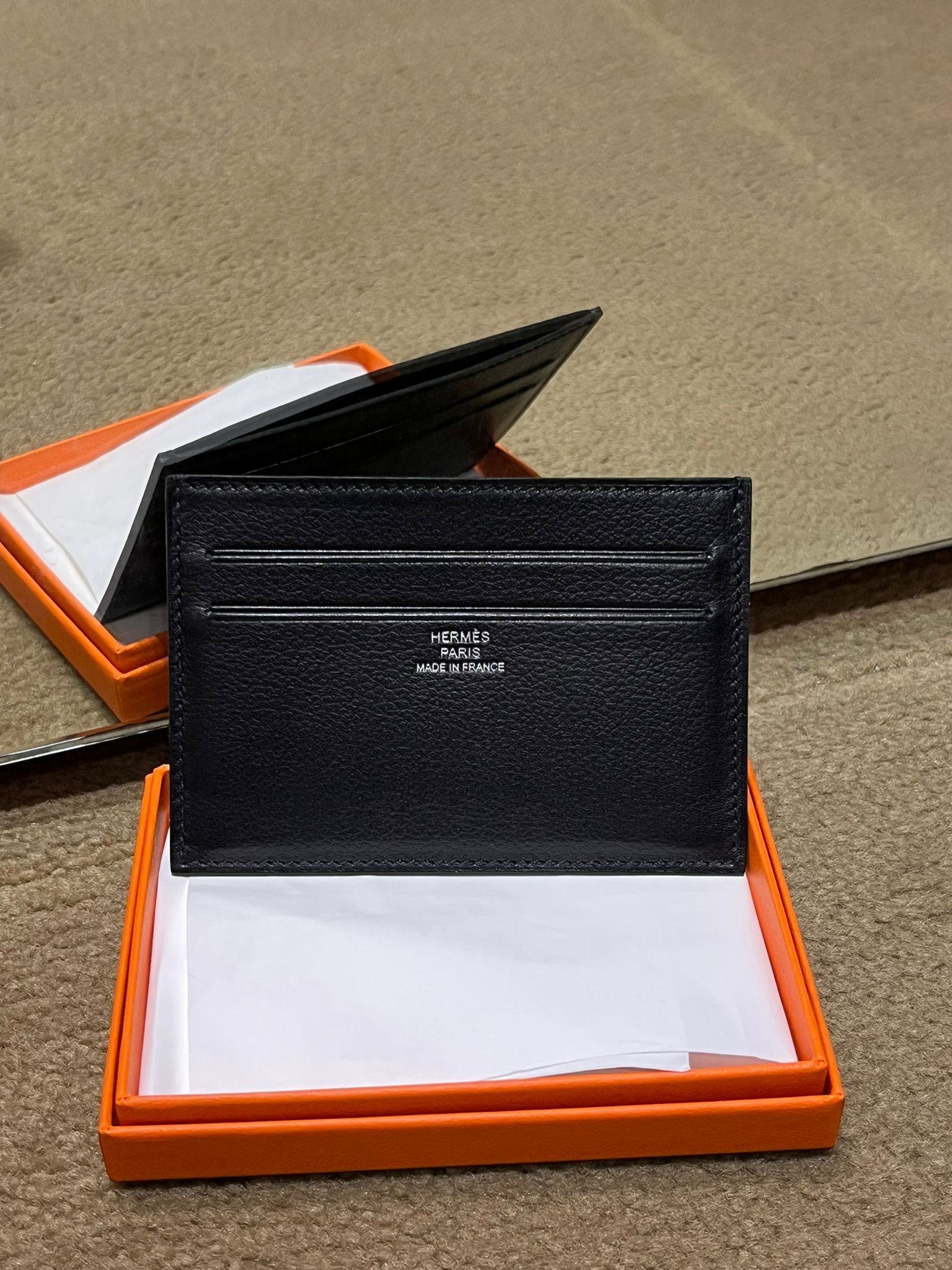 Citizen Twill card holder 89 noir/ beige / 89 noir evergrain