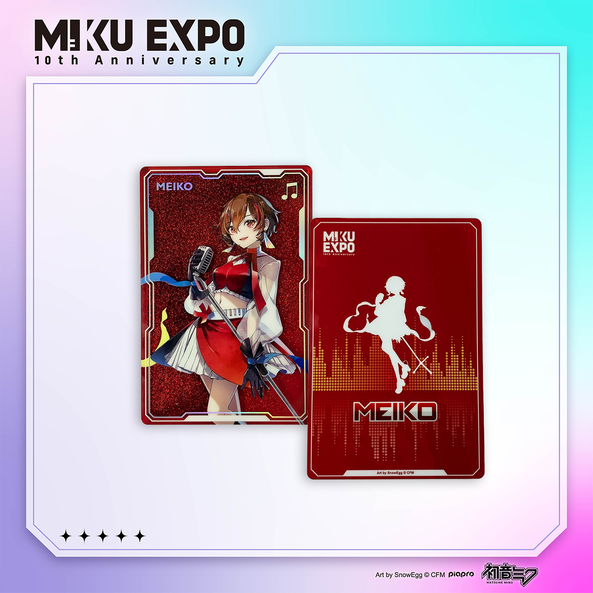HATSUNE MIKU EXPO 10th-未来音律-流沙壓克力磚-MEIKO