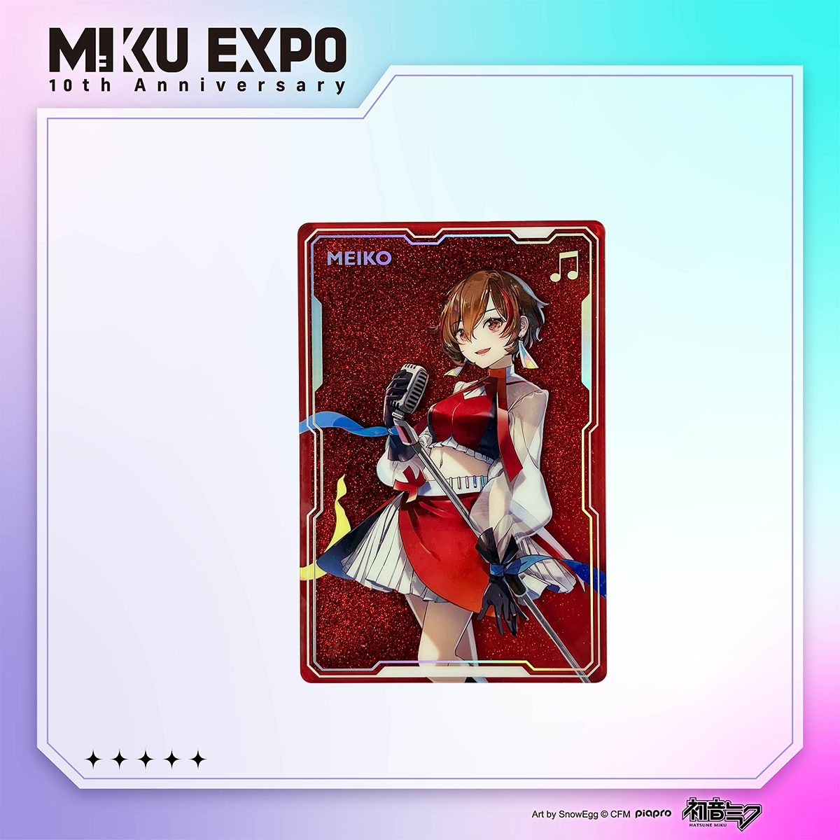 HATSUNE MIKU EXPO 10th-未来音律-流沙壓克力磚-MEIKO