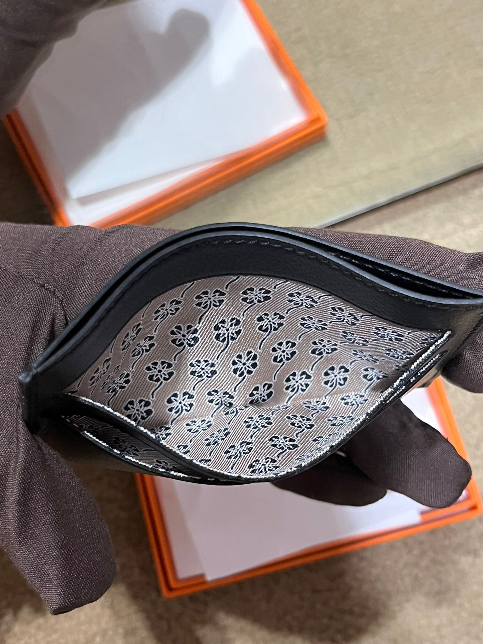 Citizen Twill card holder 89 noir/ beige / 89 noir evergrain