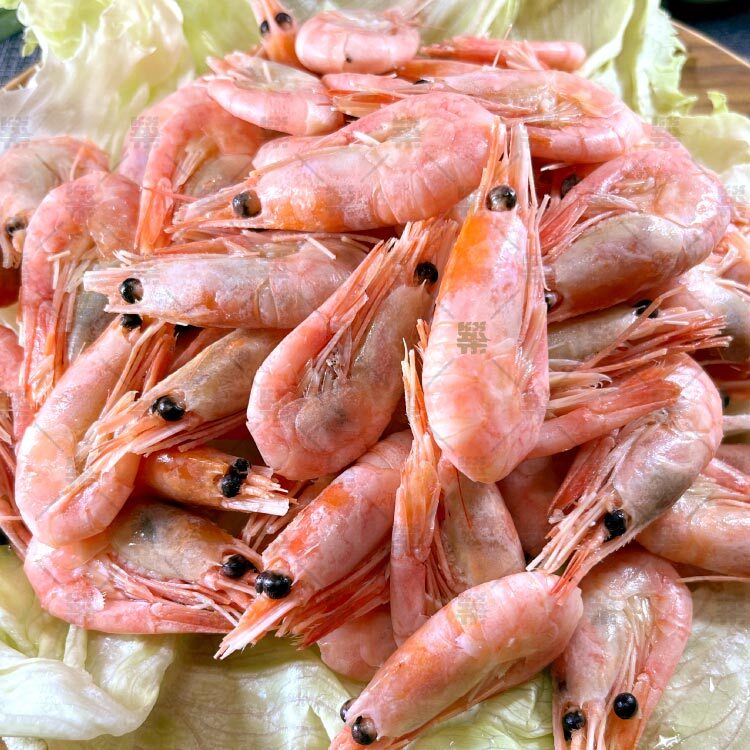 解凍即食鮮彈口感－北極熟甜蝦600克