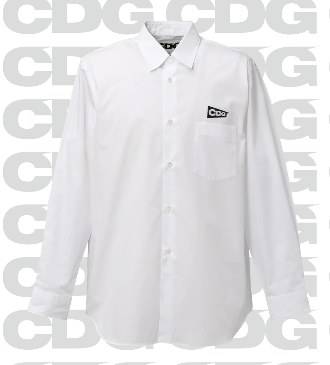 【CDG】CDG PATCH PLAIN SHIRT