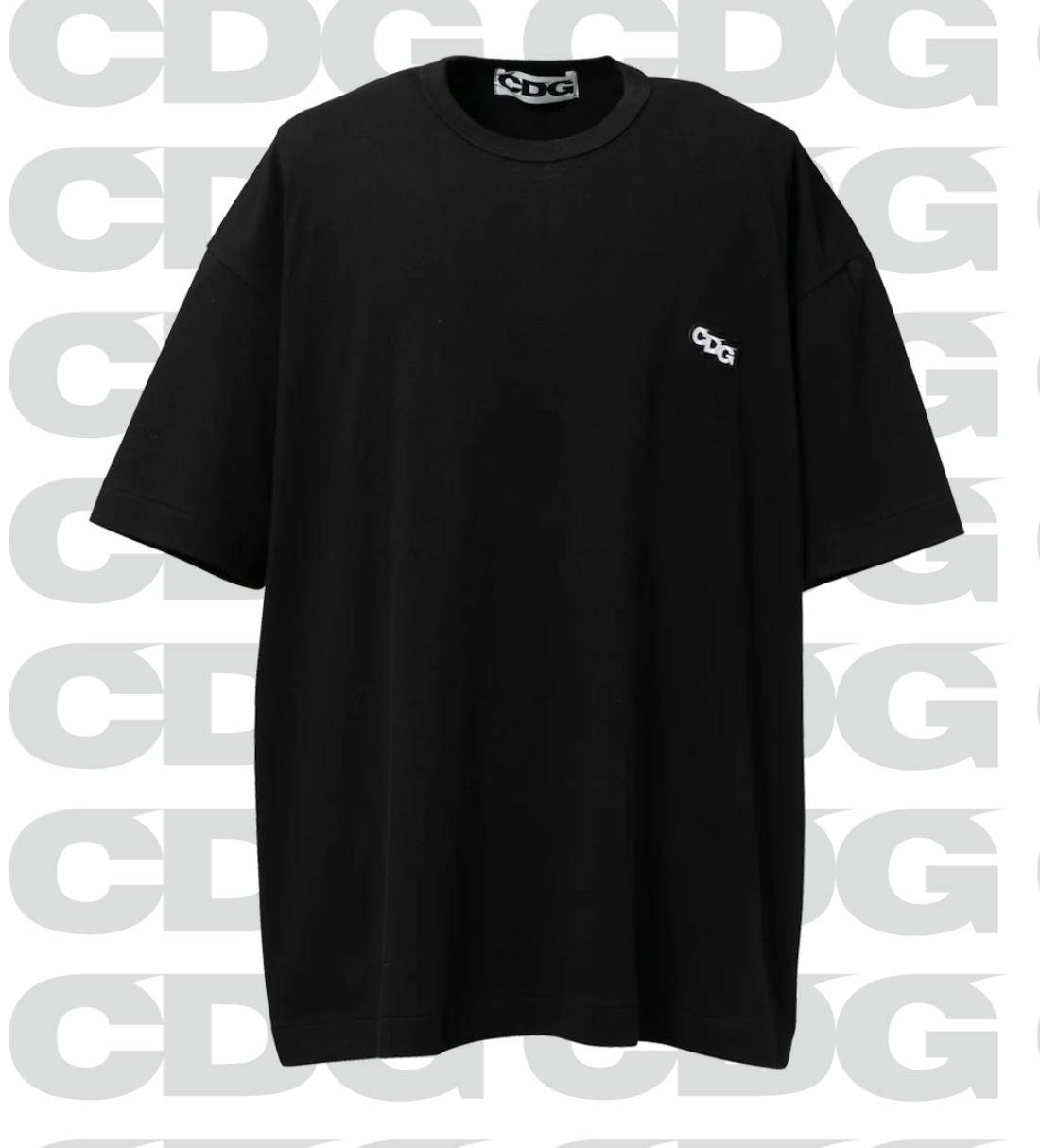 【CDG】寬鬆版 CDG PATCH OVERSIZED T-SHIRT