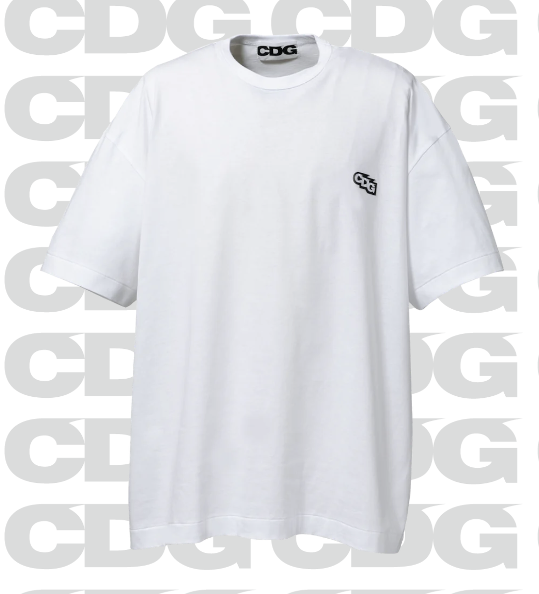 【CDG】寬鬆版 CDG PATCH OVERSIZED T-SHIRT