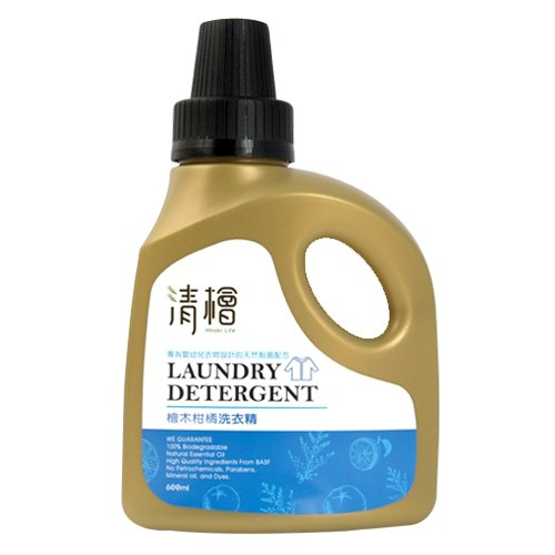 清檜 檜木 柑橘 洗衣精 600ml