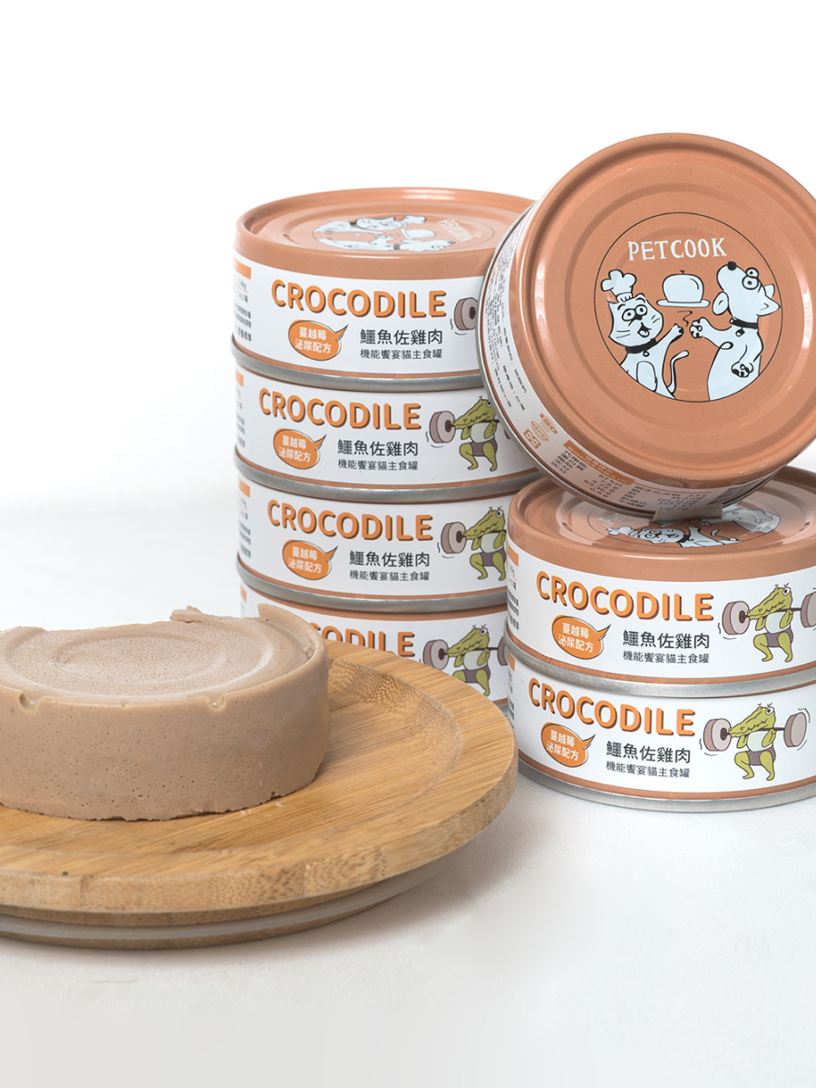 【派庫廚房】機能饗宴主食罐｜鱷魚佐雞肉